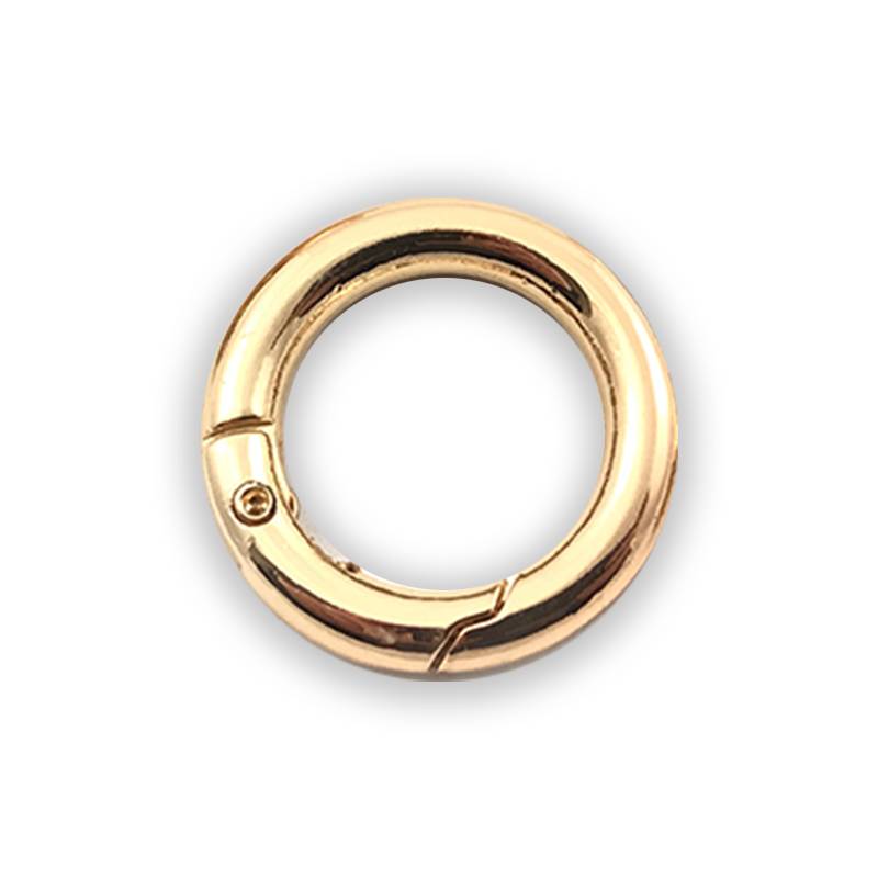  Moschettone Circolare per Borsa Oro