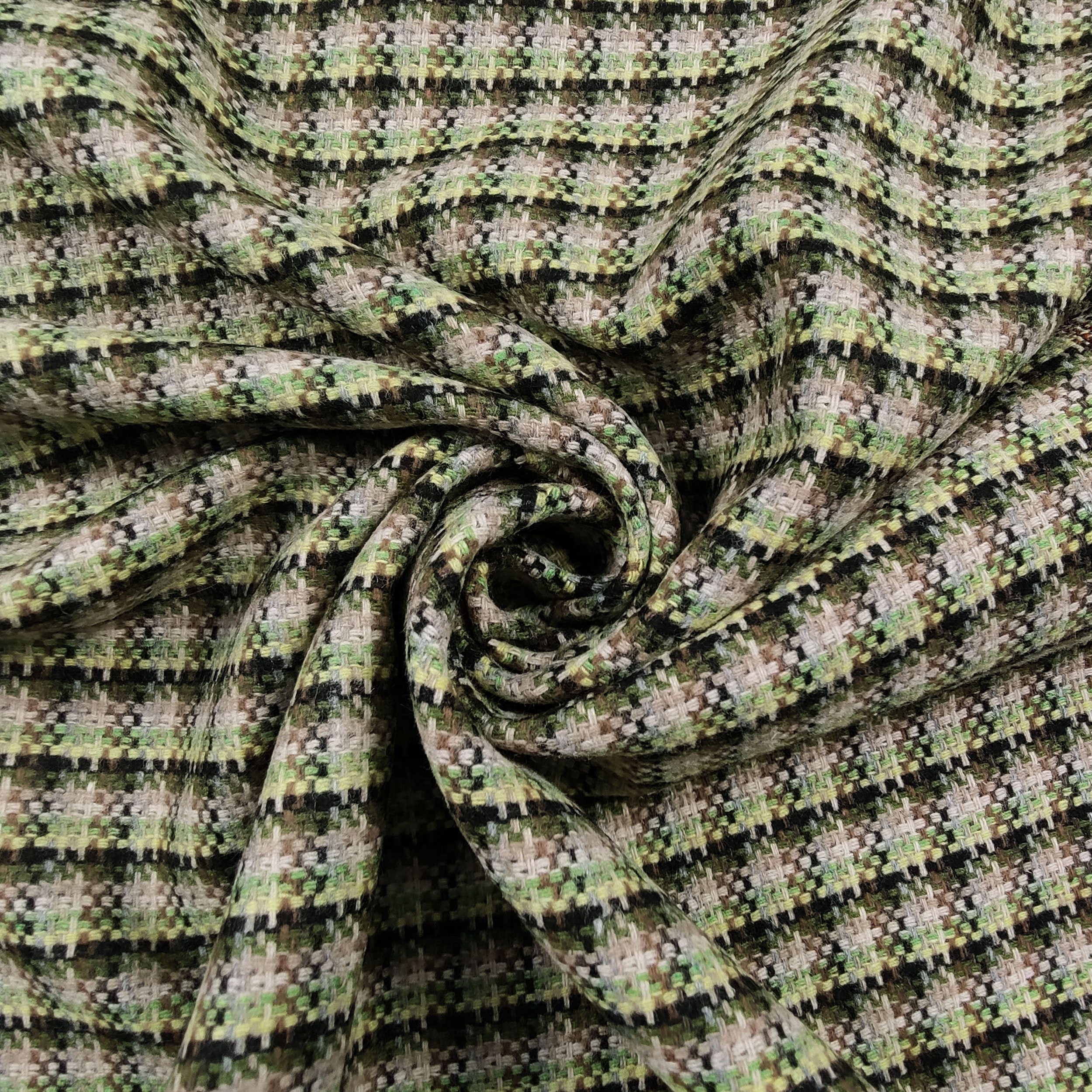 Scampolo Tartan Verde e Giallo