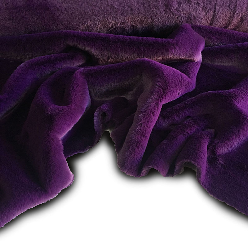 Tessuto Pelliccia da Abbigliamento Special  Rosso  Viola  4
