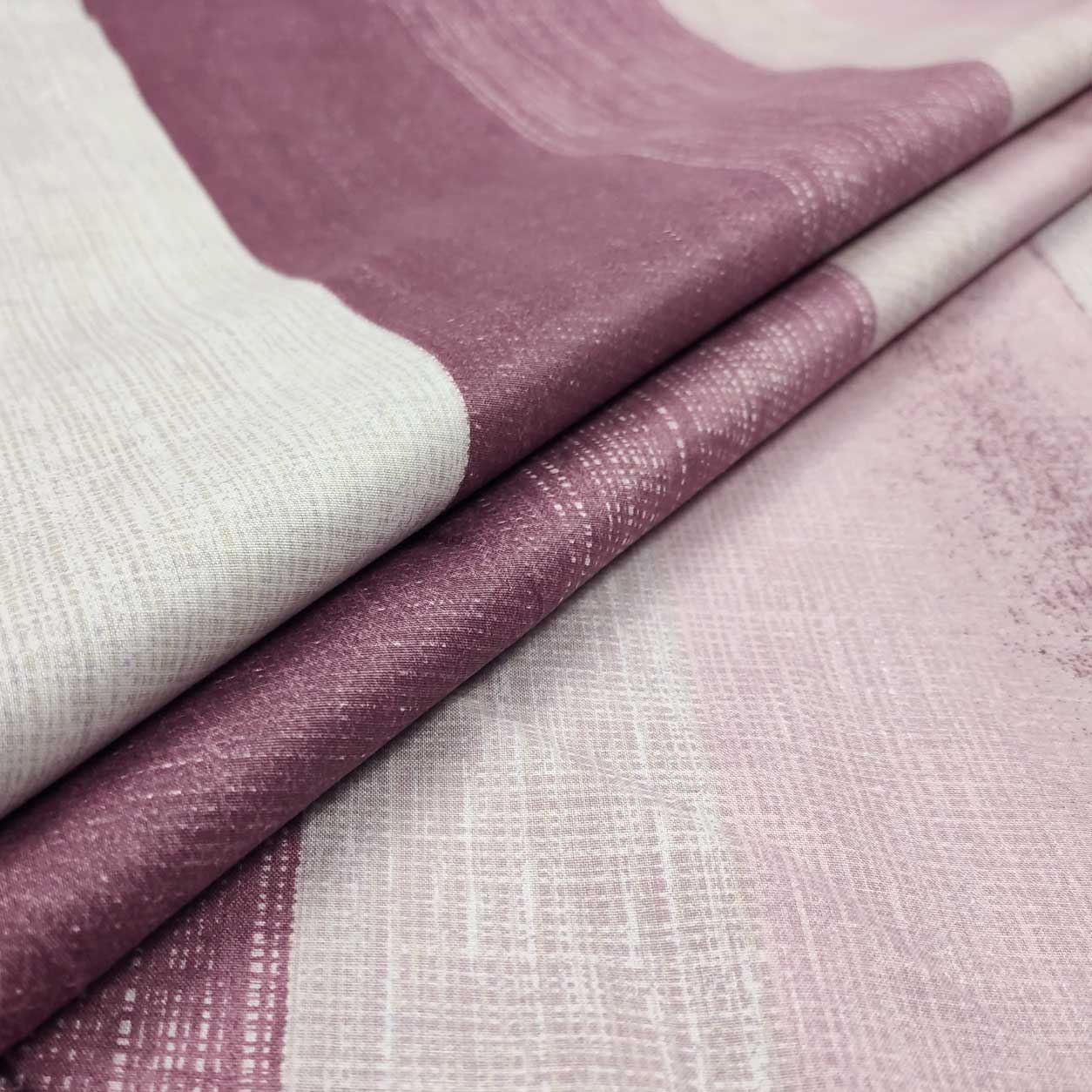 tessuto online lenzuolo con fascioni toni rosa