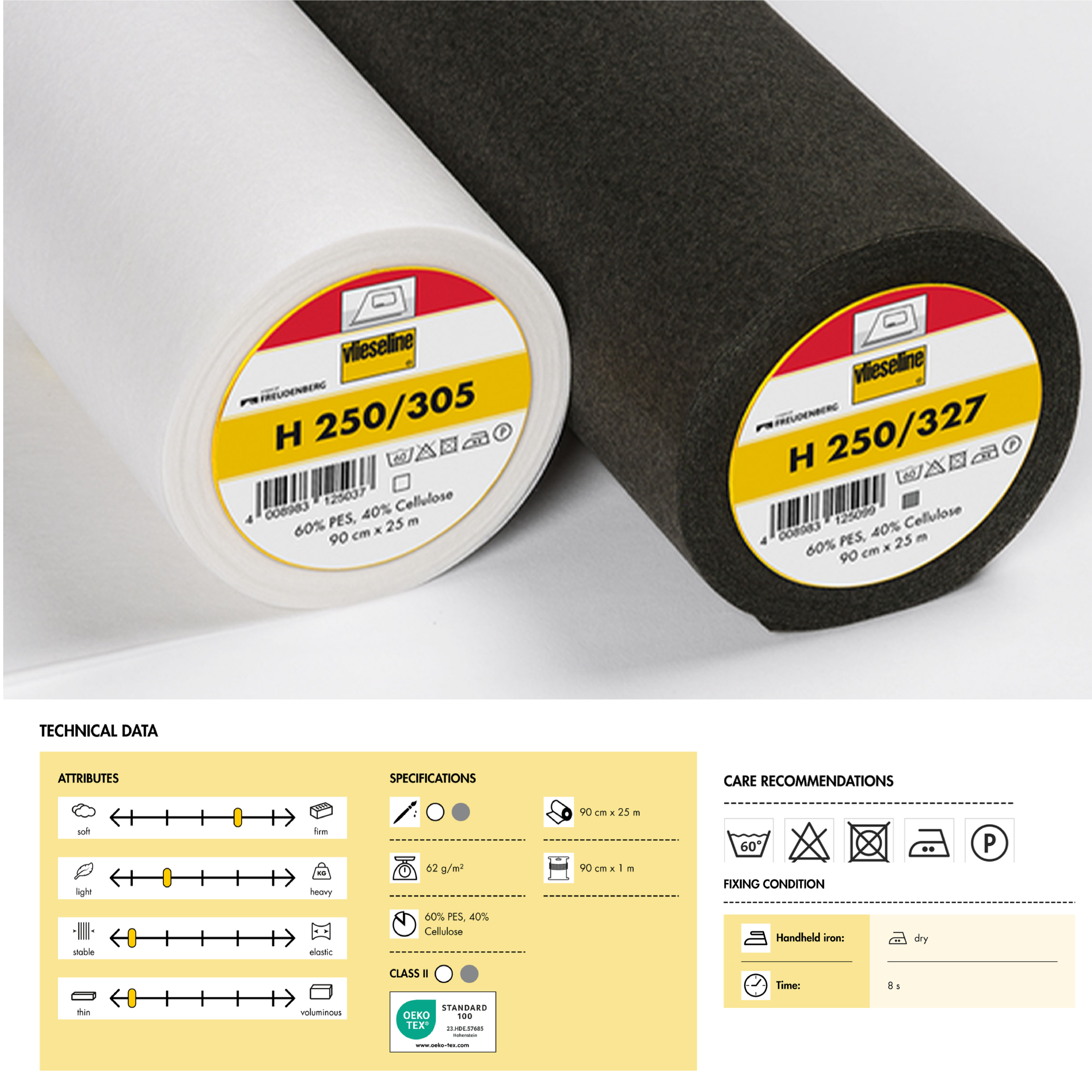 Interfodera Termoadesiva H250 Nera Image