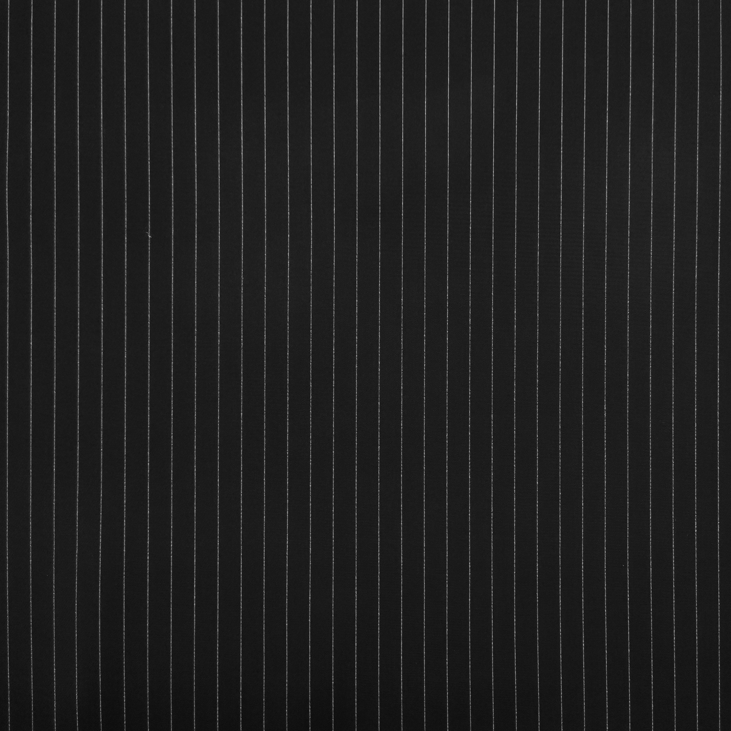 Tessuto Gessato Moda Nero