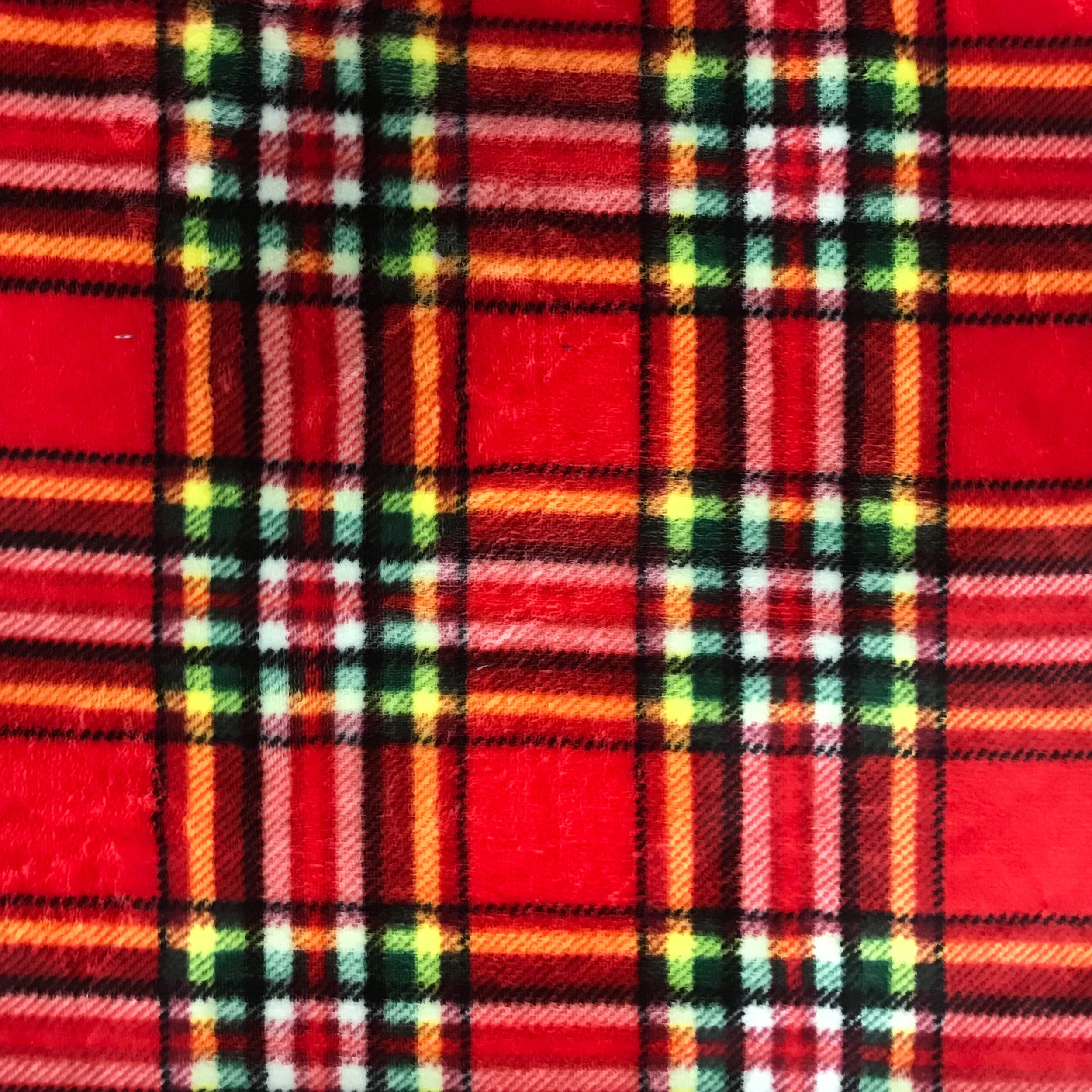 Pile Tartan Rosso Disteso