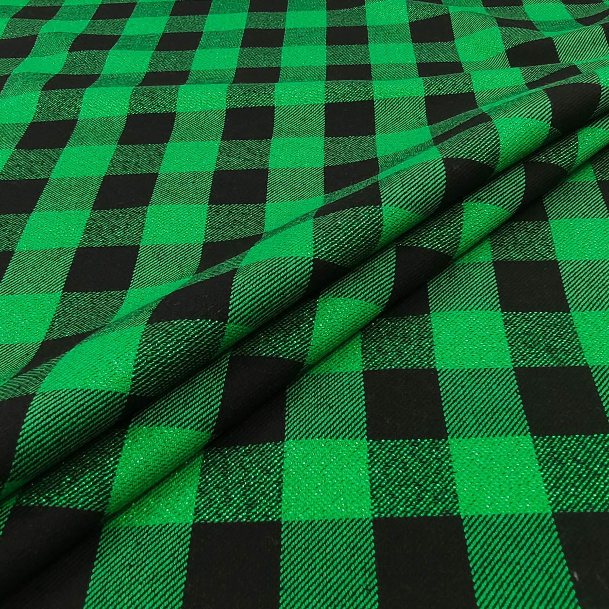 stoffe-fantasia-quadretto-verde-nero-lurex