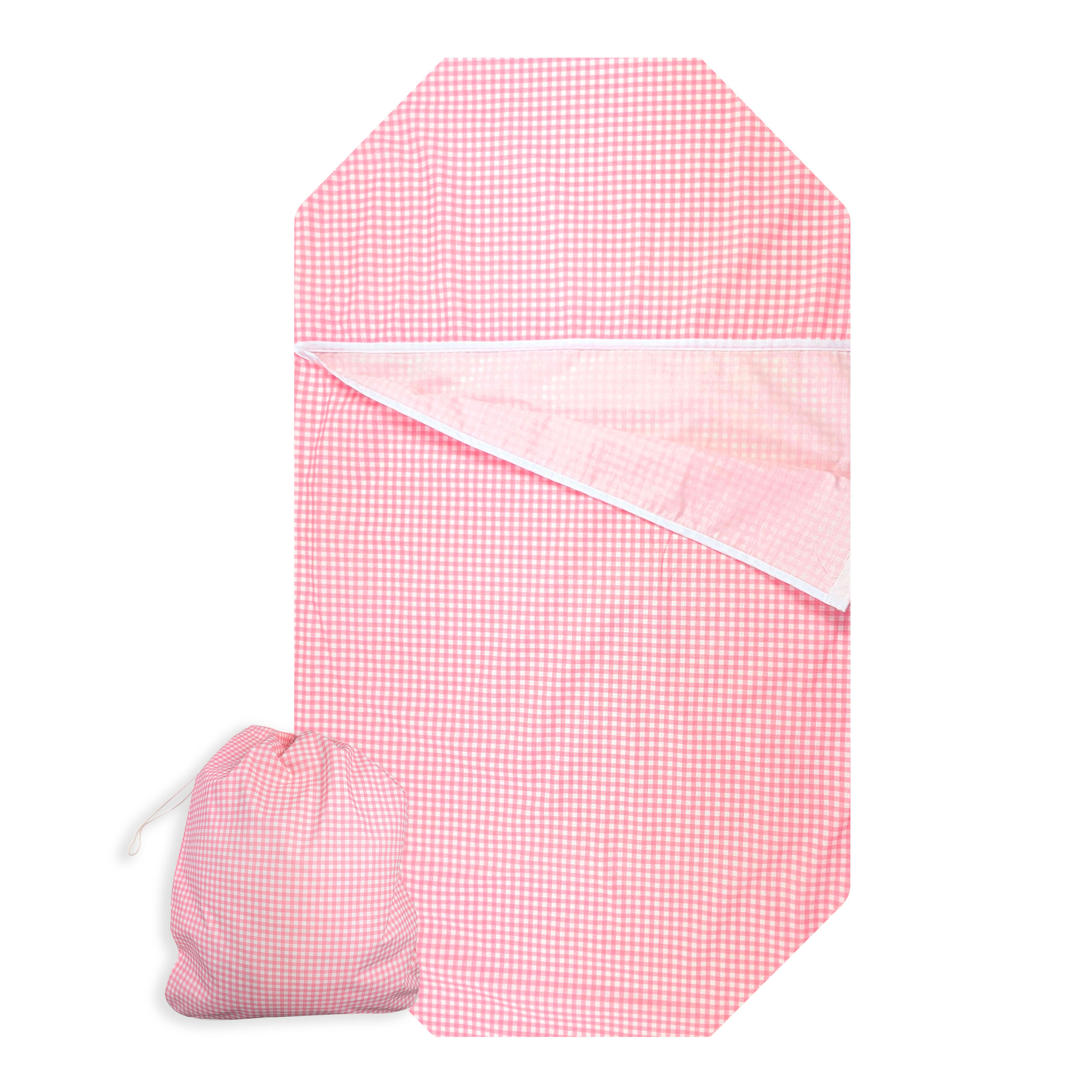 Sacco Nanna Estivo Sagomato per Brandine Quadretti Rosa Image