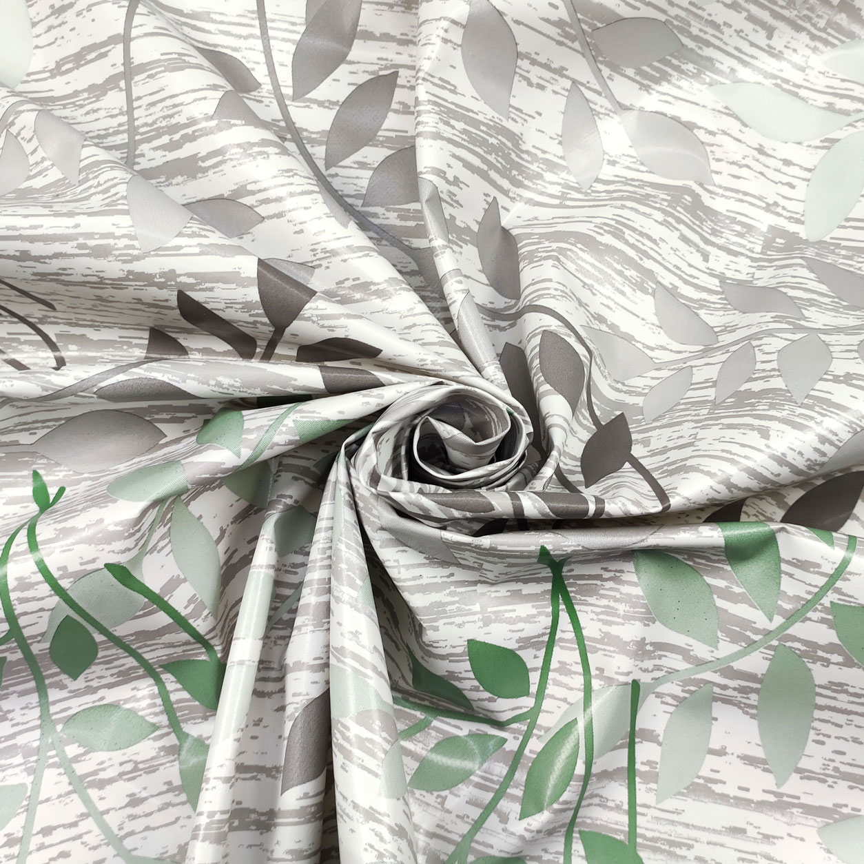Casatessile Tovaglia Cerata Sequoia 140x180 Cm – Cotone Plastificato, Verde, Made In Italy, 6 Posti