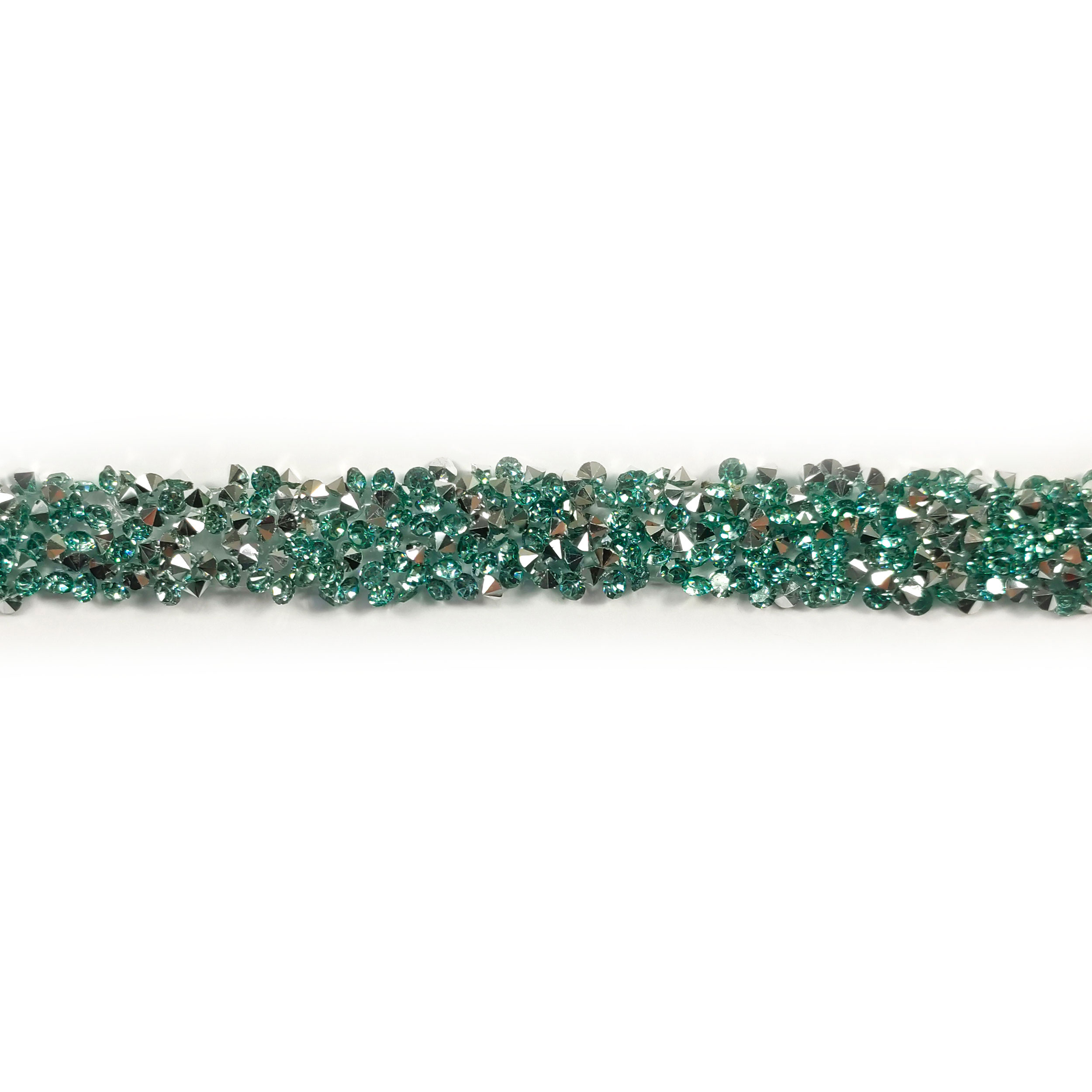 Passamaneria Perle e Strass tipo Swarovski Termoadesiva Image