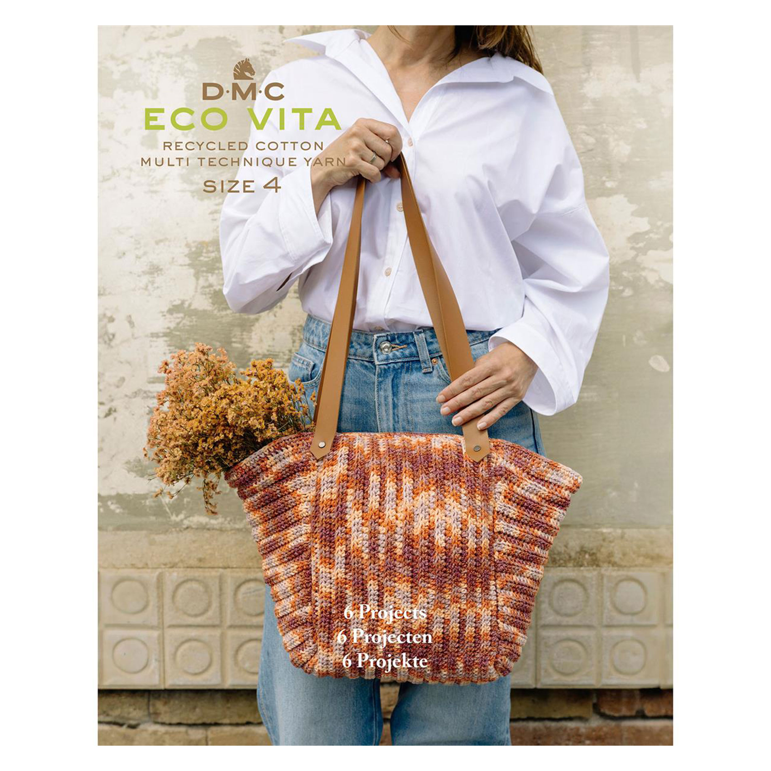 Rivista DMC Eco Vita size 4 con 6 Progetti Borse Image
