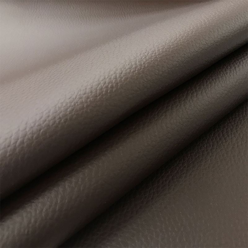 Marrone Similpelle Tessuto In Finta Pelle Materiale In Morbido - Foto 2