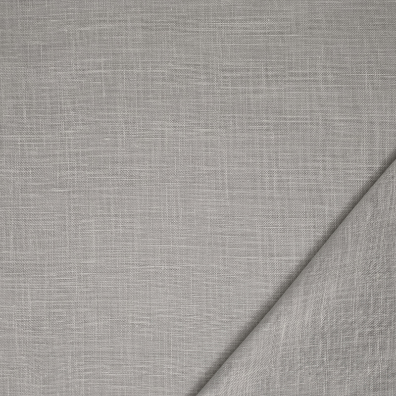 Scampolo Tenda Misto Lino Grigio Chiaro 90x320 cm Image