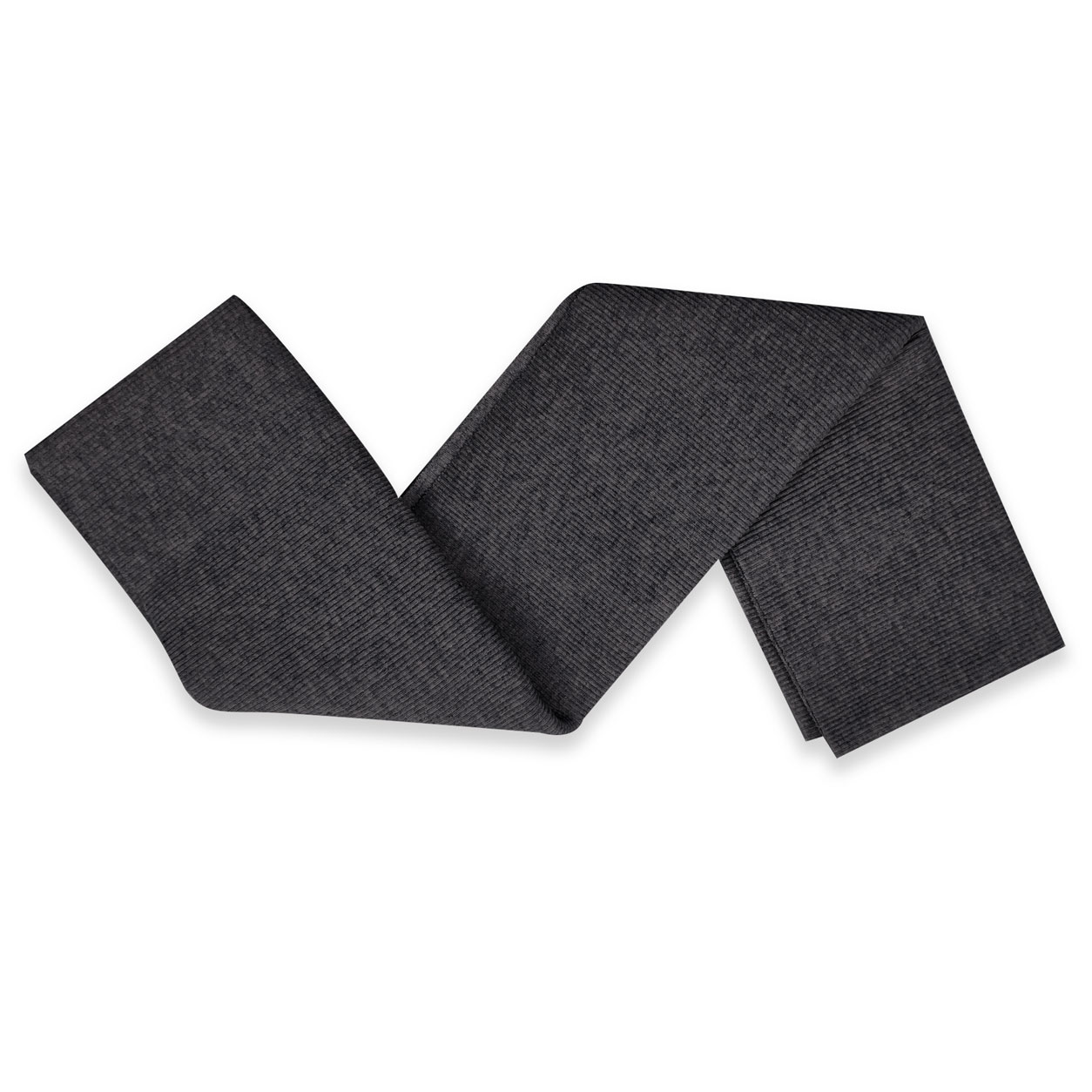 Polsini elastici in maglia grigio scuro melange