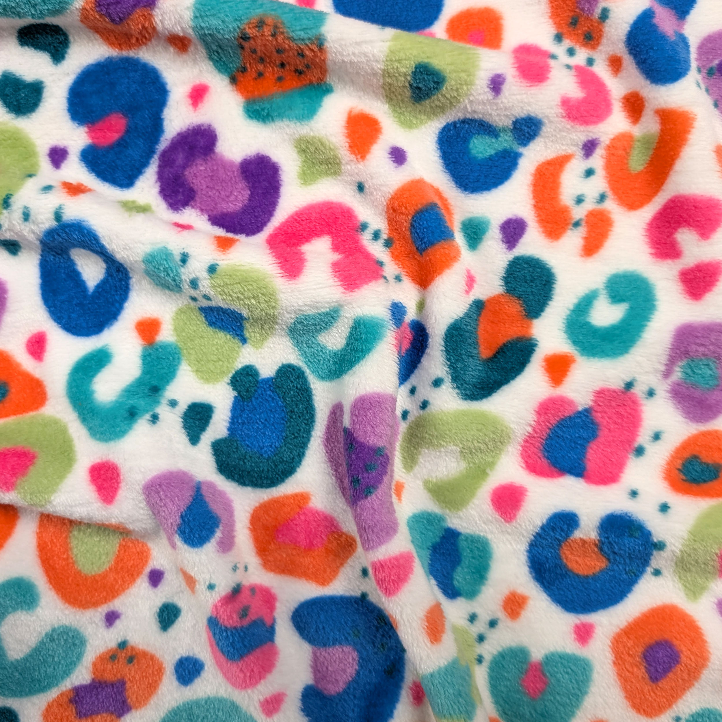 Pile Mano Cachemire Leopardato Fluo Image