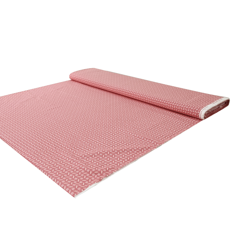 Cotone abbigliamento fiorellini primaverile rosa