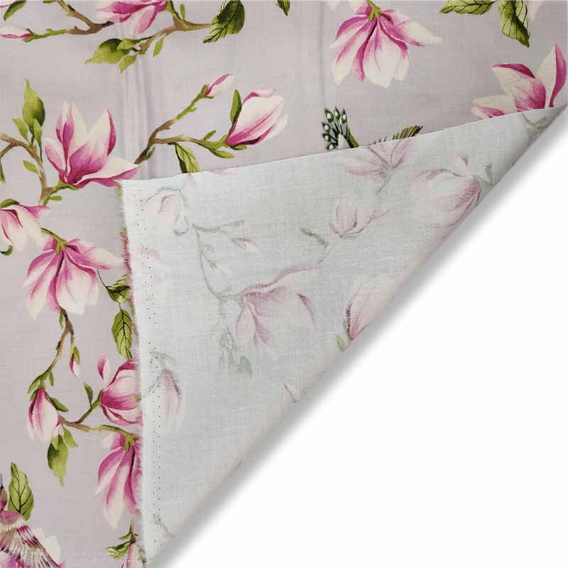 cotone-gutermann-fiori-colibrì-rosa-antico