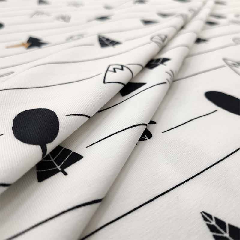 Tessuto Jersey Cotone Pecorelle