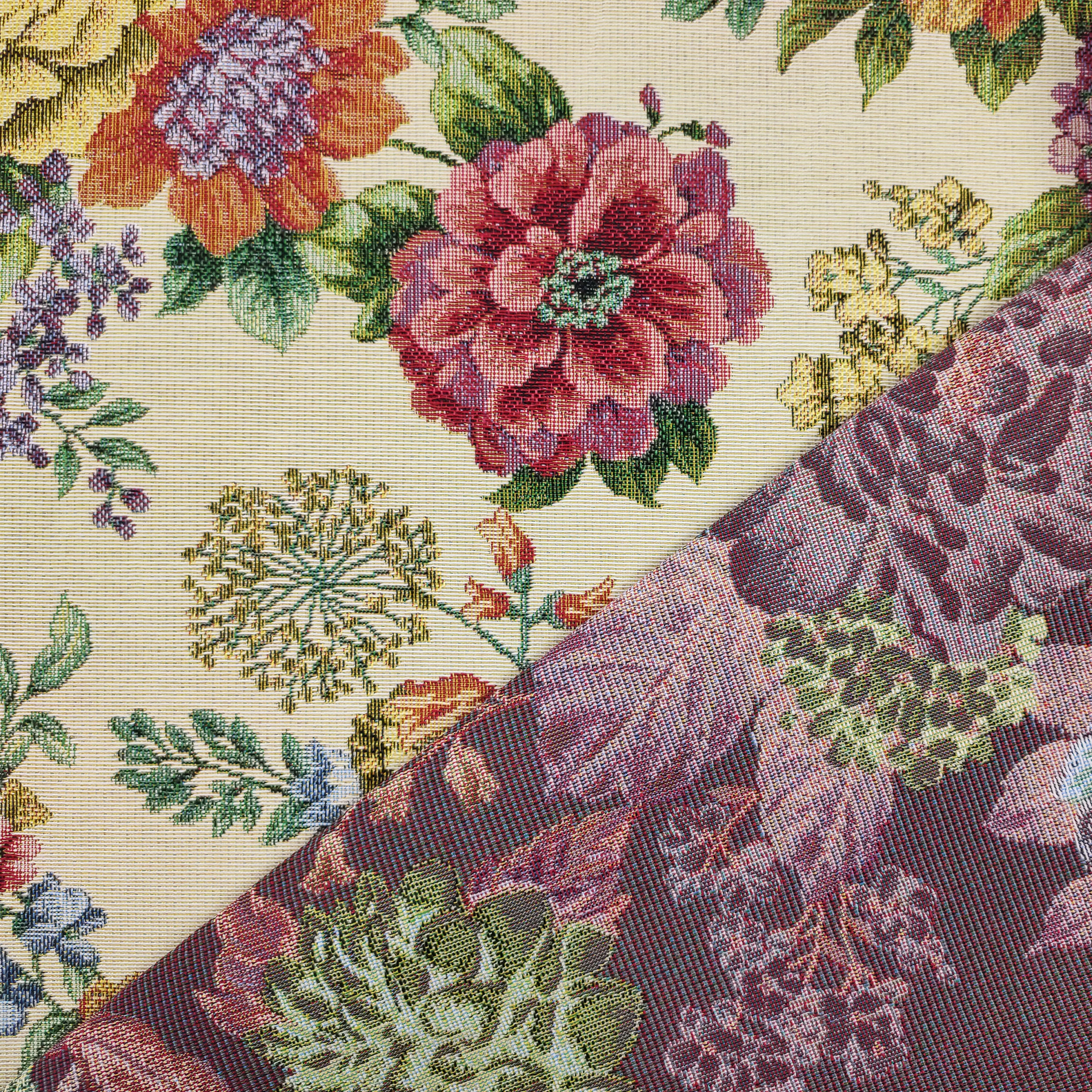 Gobelin Jacquard Cinigliato Sfondo Beige
