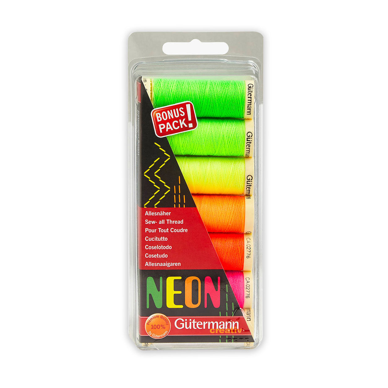 gutermann cucitutto neon 7 bobine