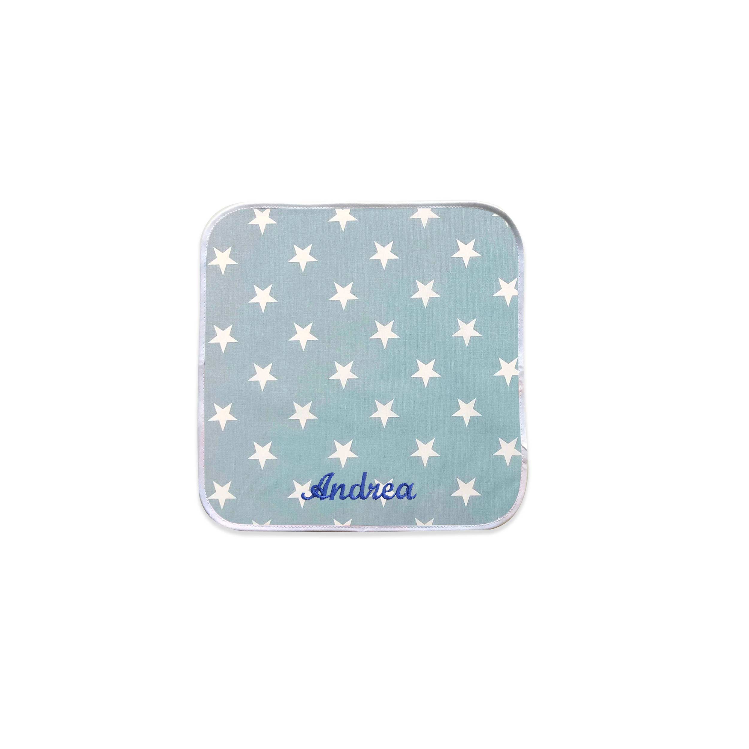 Tovagliolo Stelle Bianche con Sfondo Azzurro
