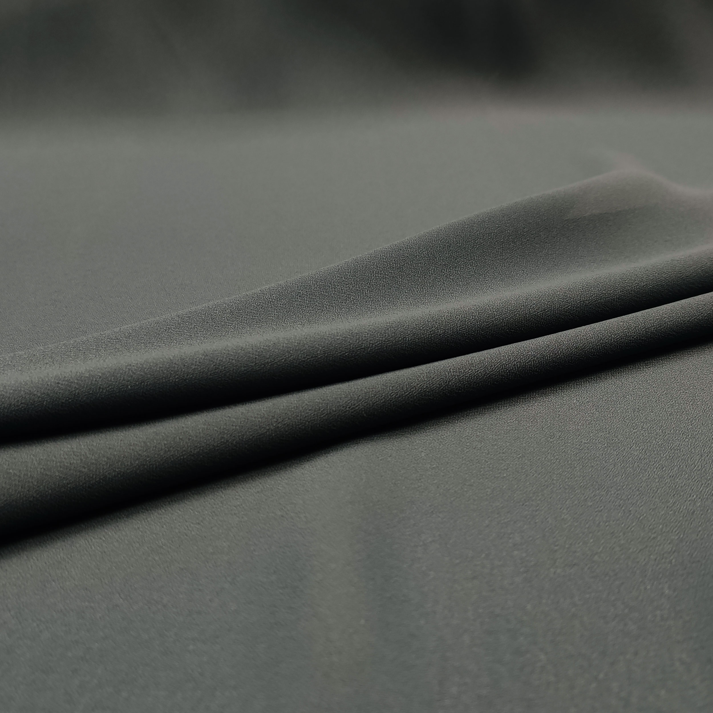 Tessuto Chiffon Tinta Unita Grigio Verde | Panini
