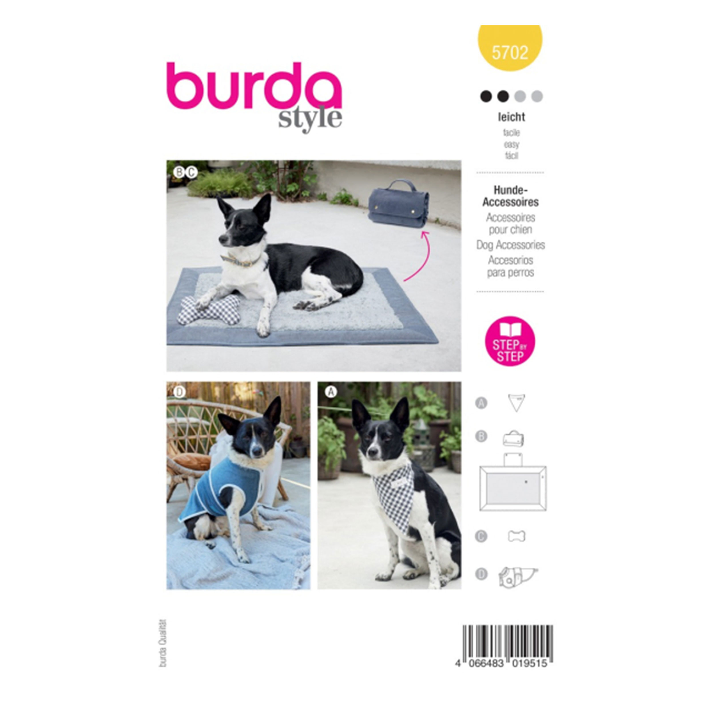 Cartamodello Burda Easy Accessori per Cani Image