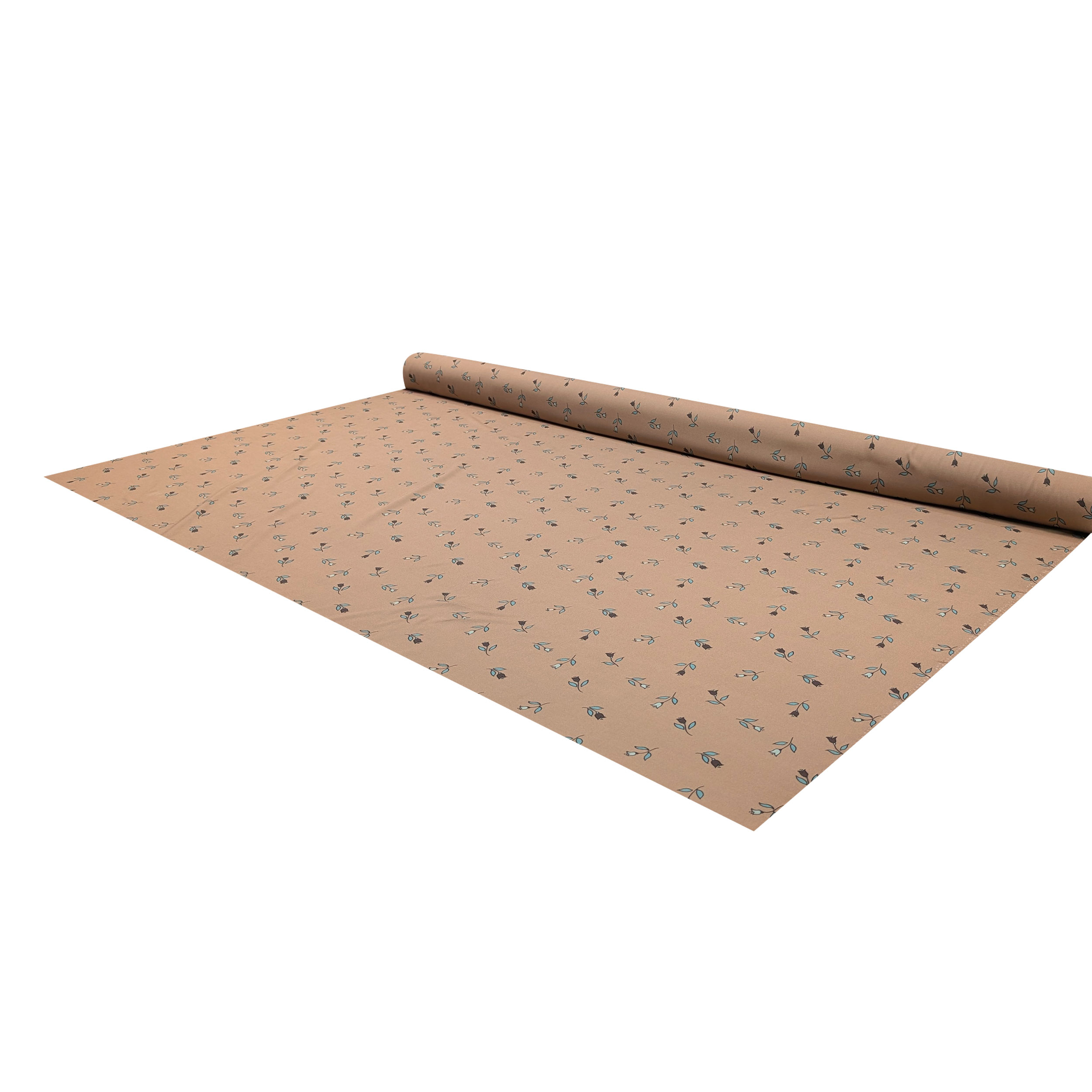 Viscosa Fiori Sfondo Beige Scuro Image