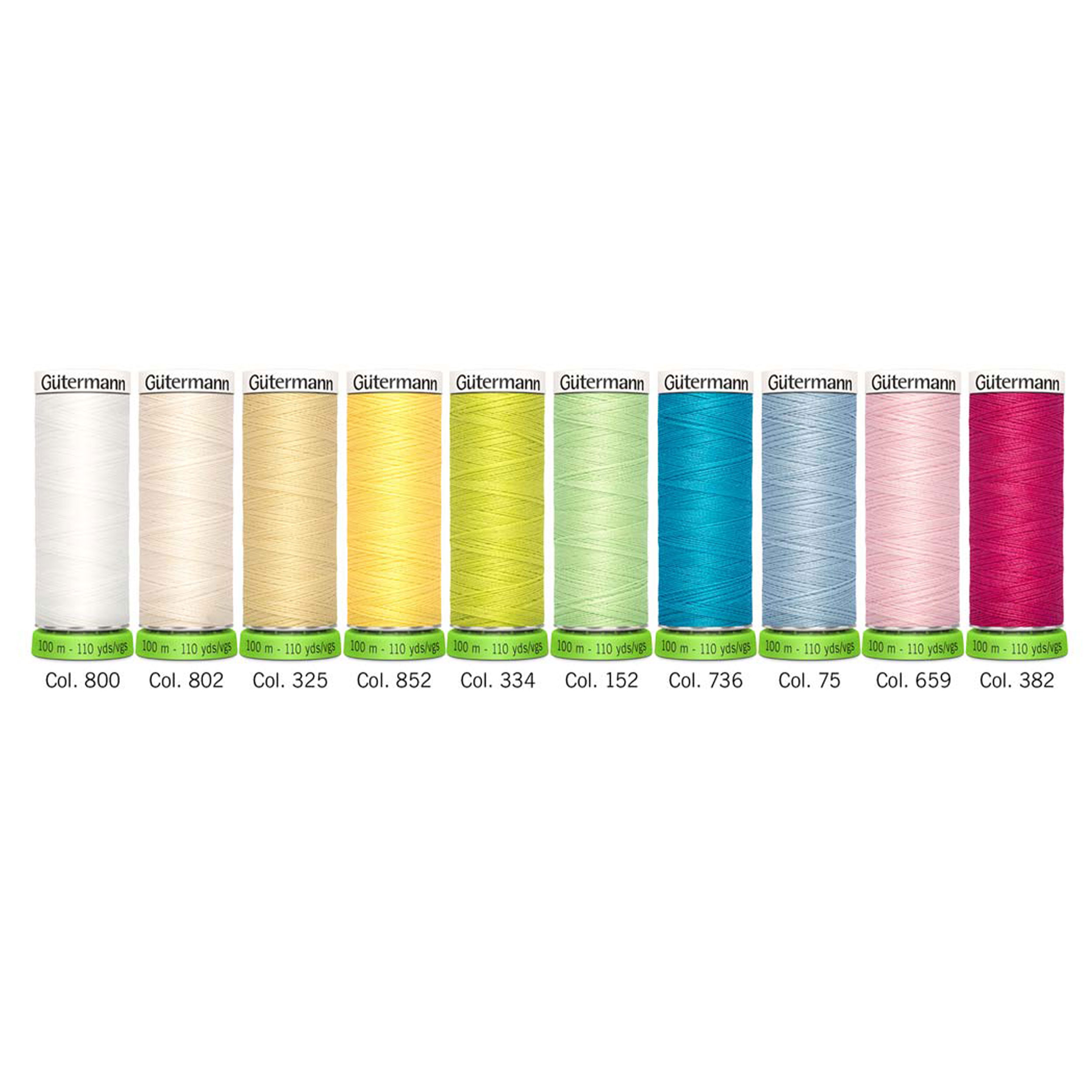 Gutermann Creative Cucitutto rPET 10 Bobine Pastello Image