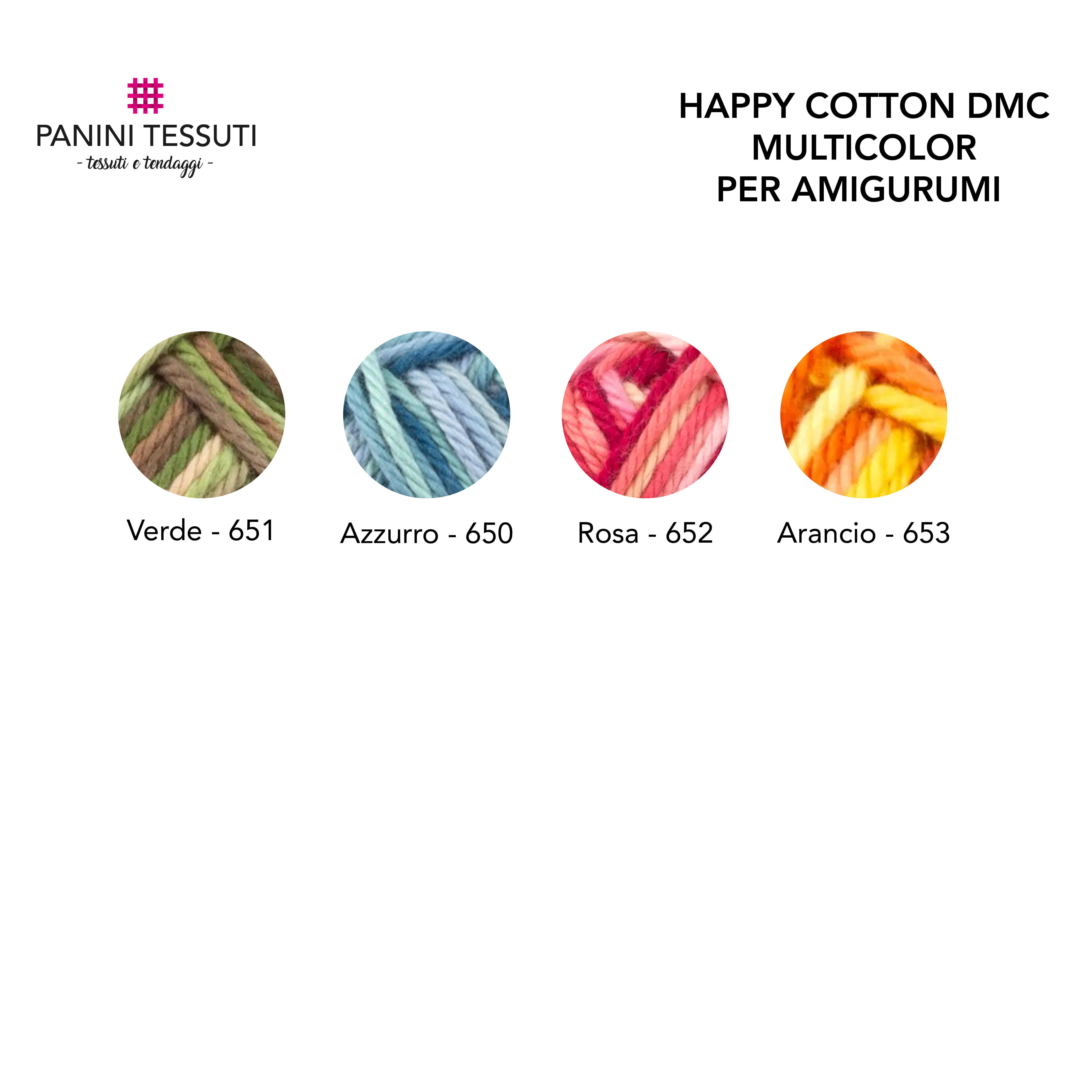 Happy Cotton Multicolor DMC Per Amigurumi Image