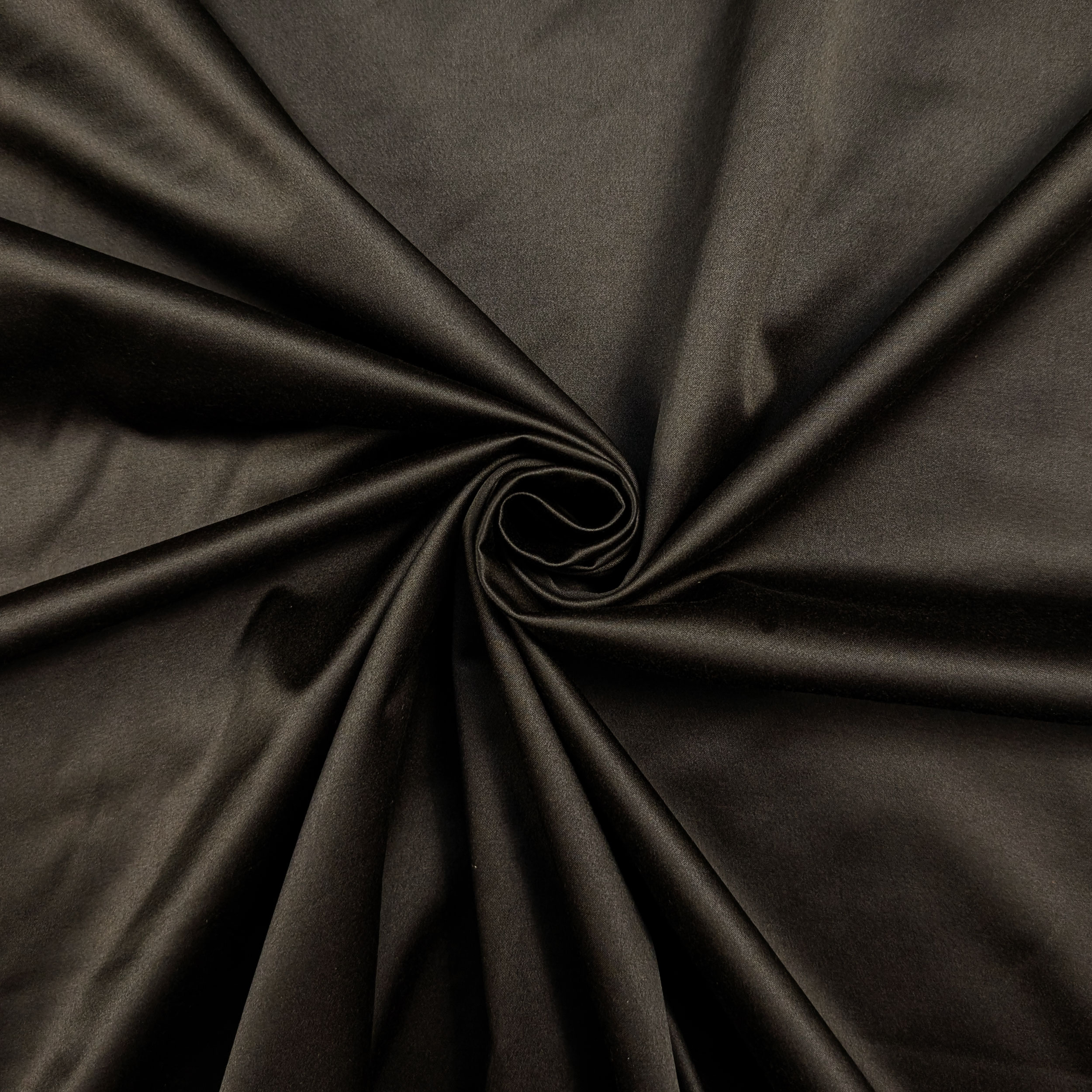 Raso di Cotone Elasticizzato Marrone Image