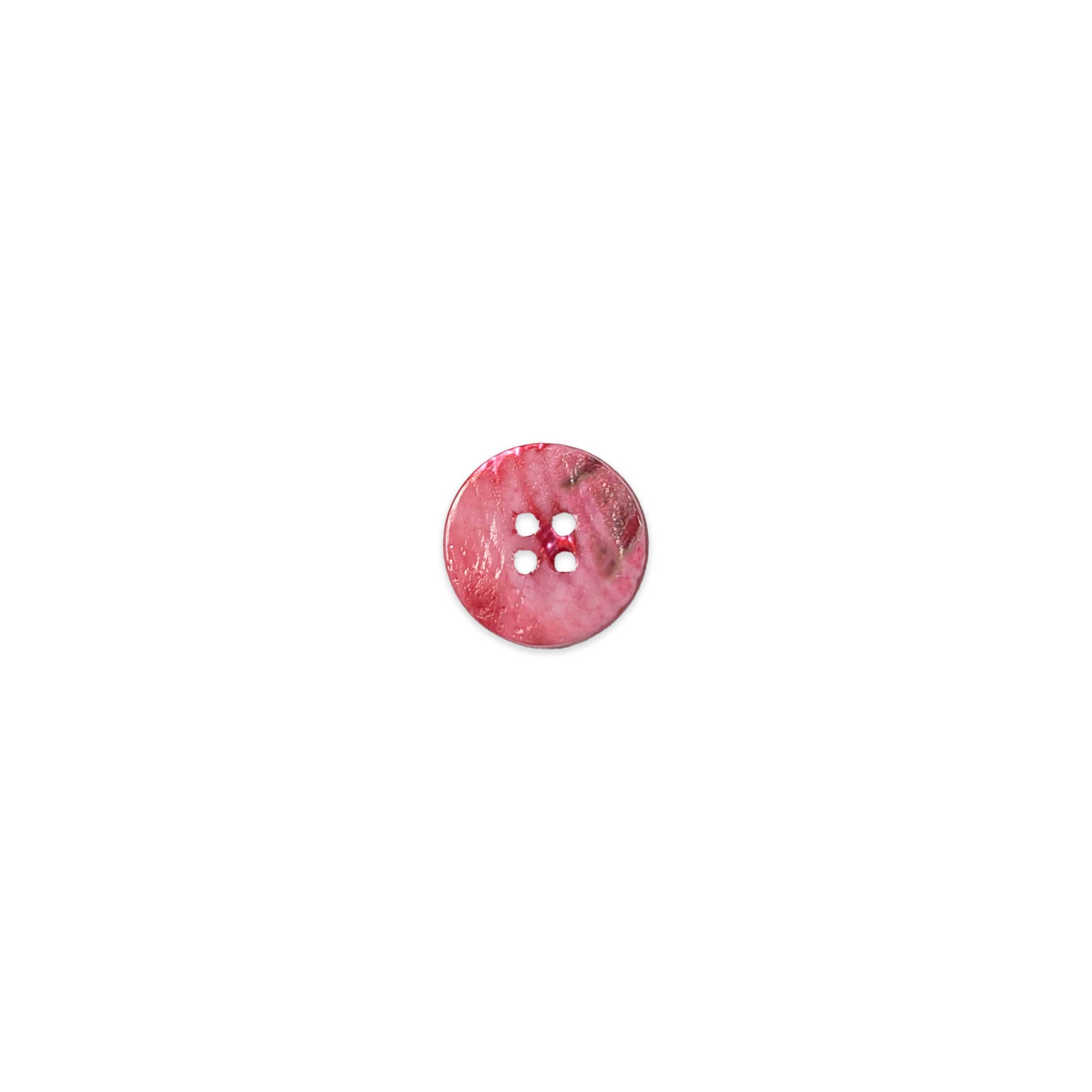 Bottone Madreperla 4 Fori Fuxia Fluo Lin 27 Image