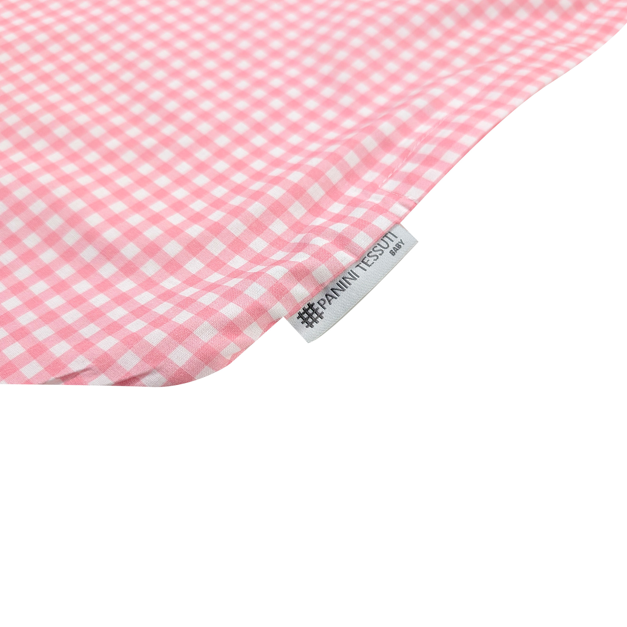 Sacco Nanna Estivo Sagomato per Brandine Quadretti Rosa Image