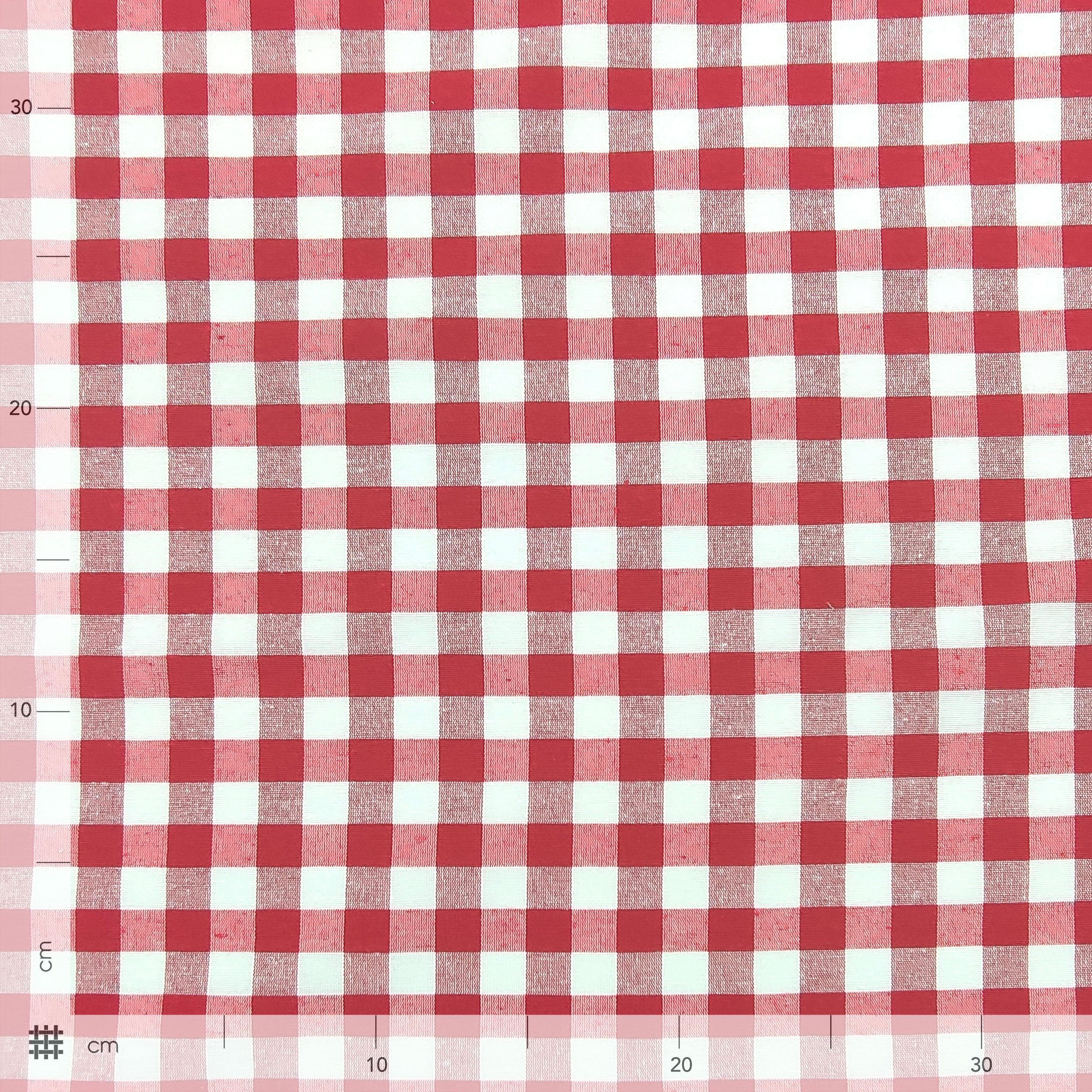 Tessuto per Tovaglia Tinto in Filo Fantasia Quadretti Image