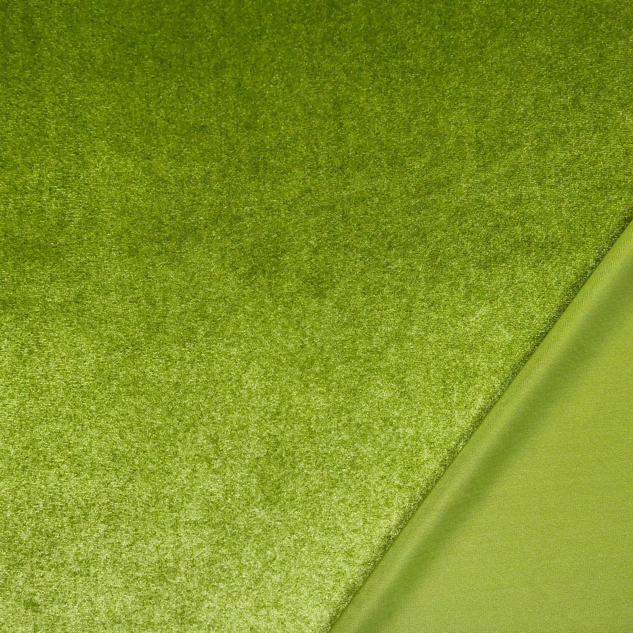 Tessuto velluto verde oliva