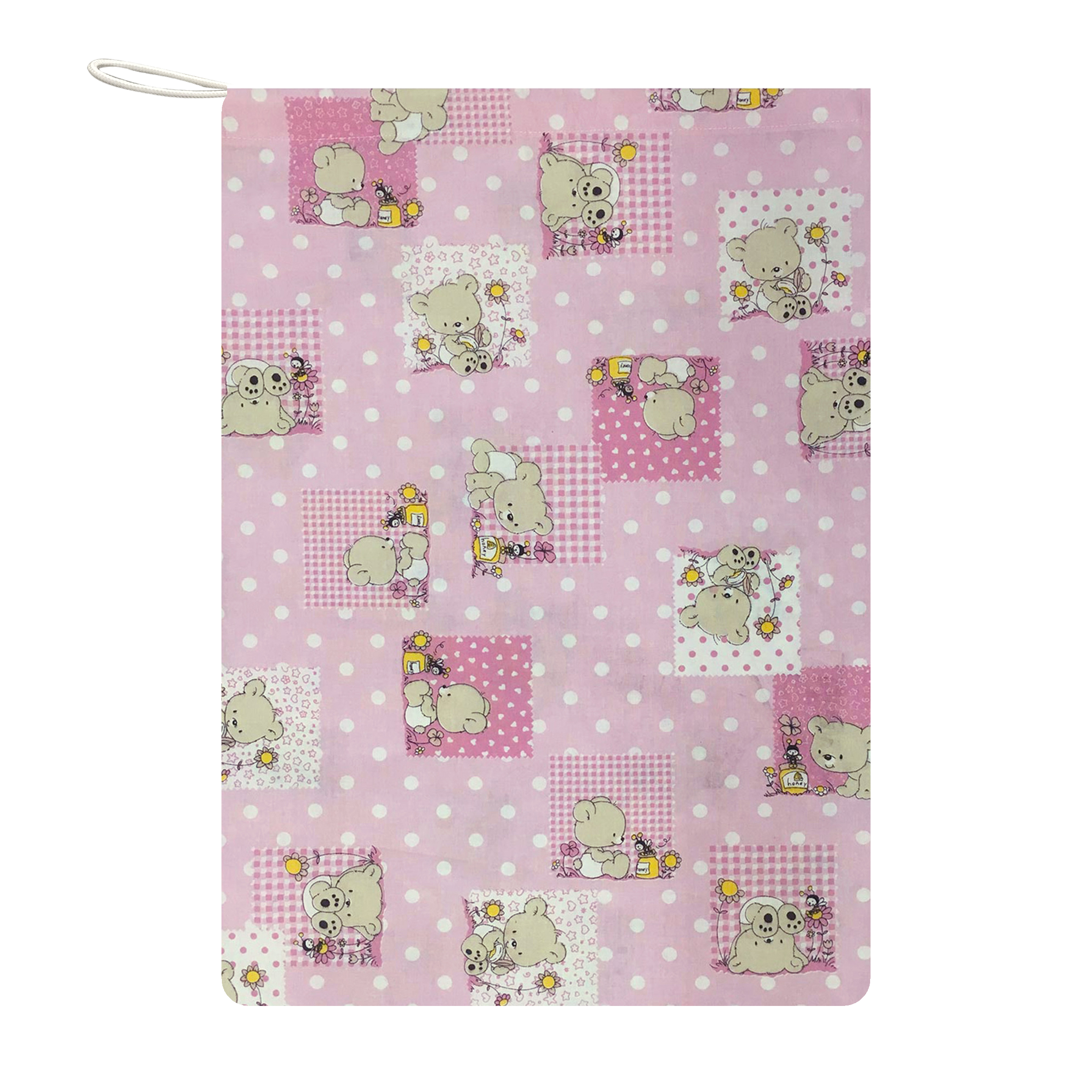 sacchetto asilo orsetti e api rosa sacchetto asilo orsetti e api rosa