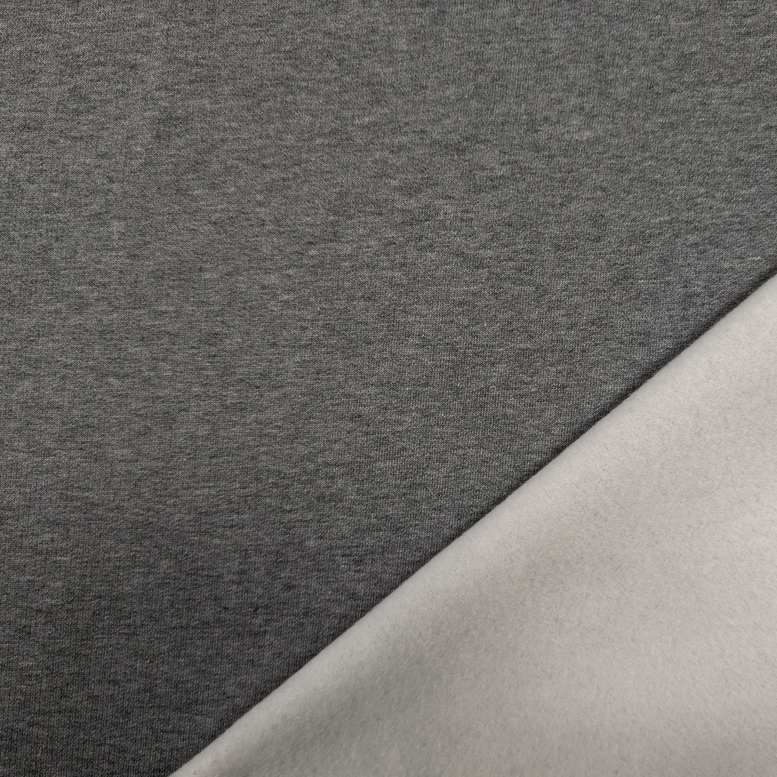 Felpa Cotone Invernale Grigio Scuro Melange Image