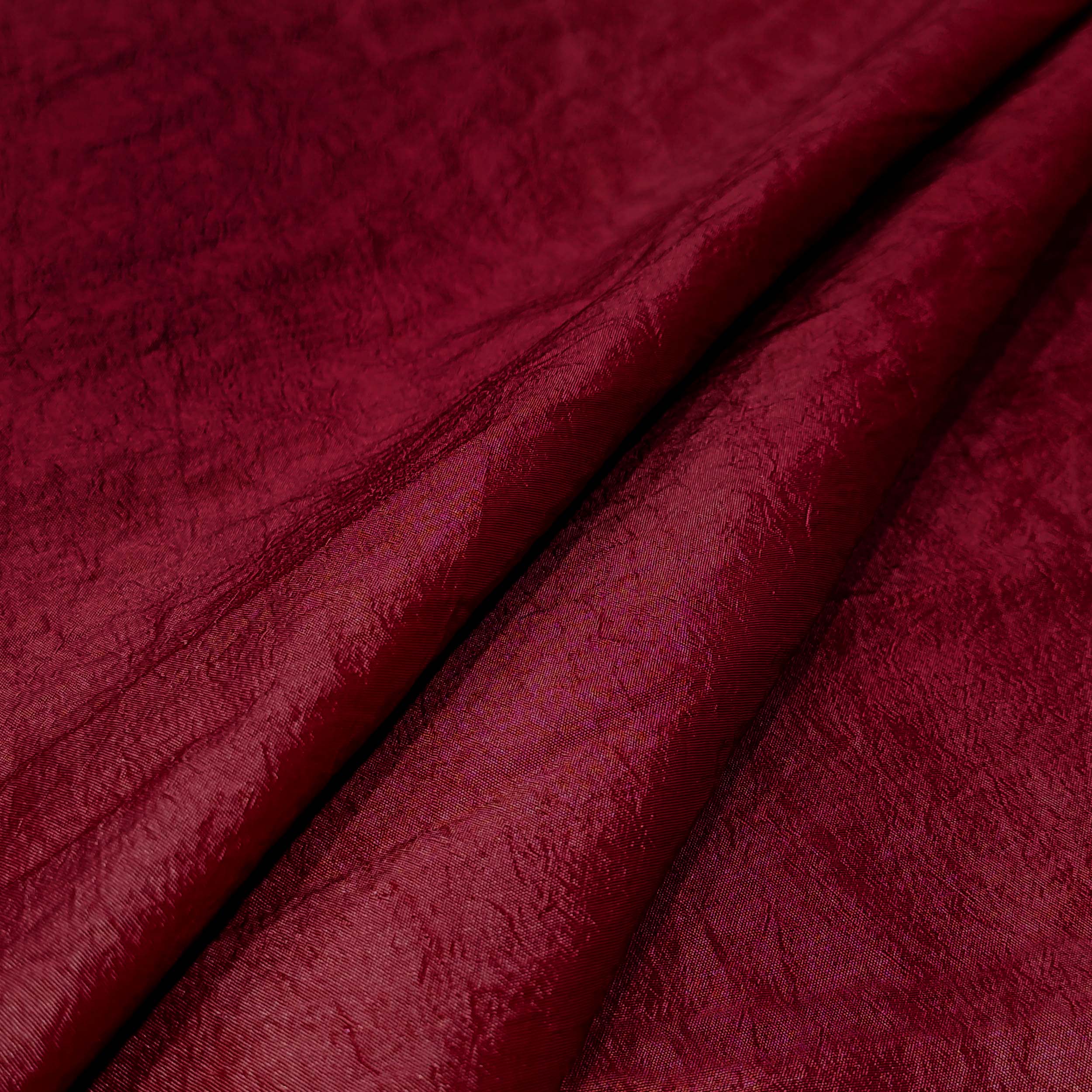 Ritaglio Taffetà Stropicciato per Tende Bordeaux 200x150 cm