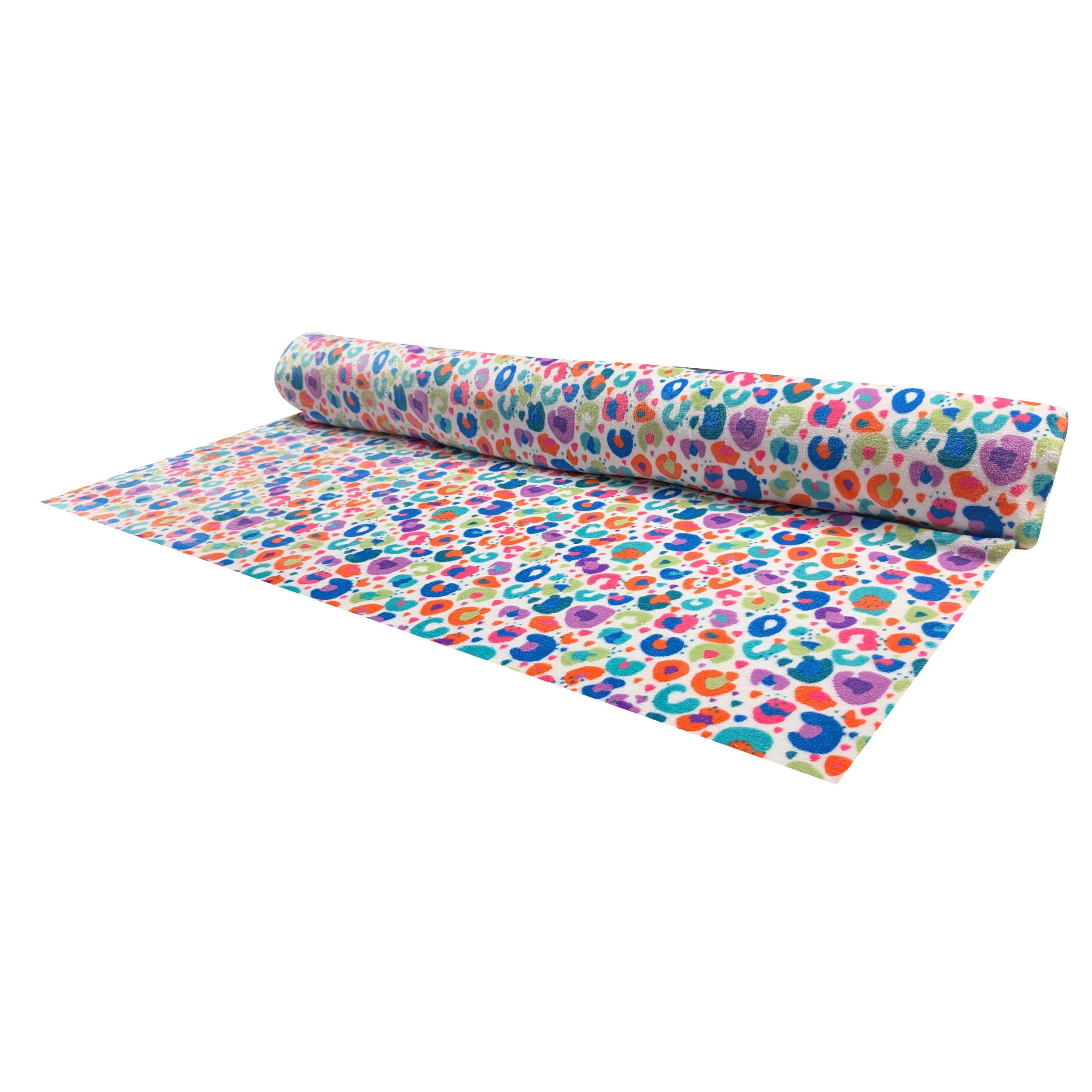 Pile Mano Cachemire Leopardato Fluo Image