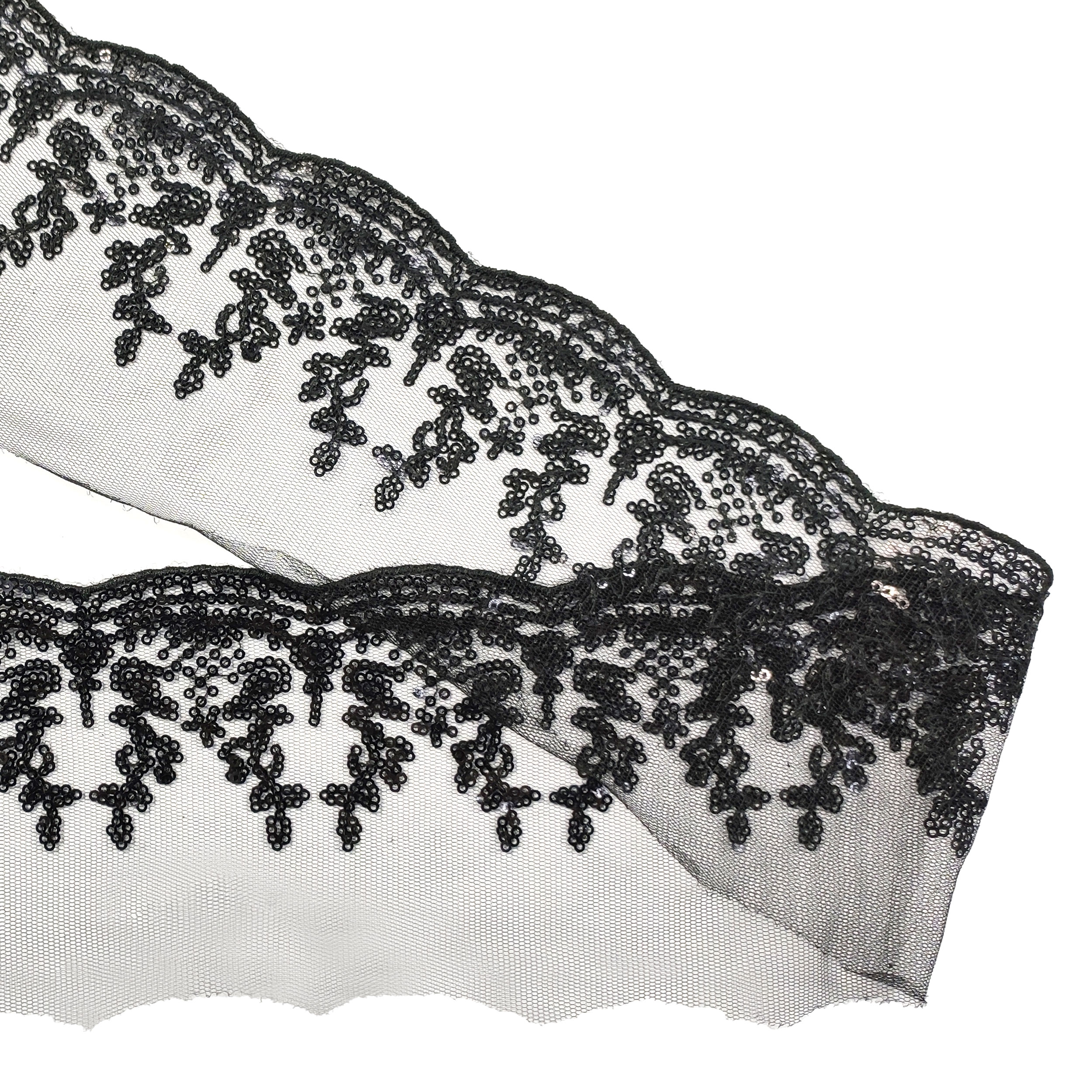 Passamaneria Tulle con Paillettes  Image