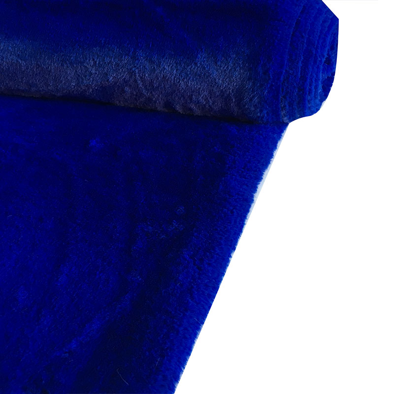 Tessuto Pelliccia da Abbigliamento Special  Blu Elettrico 