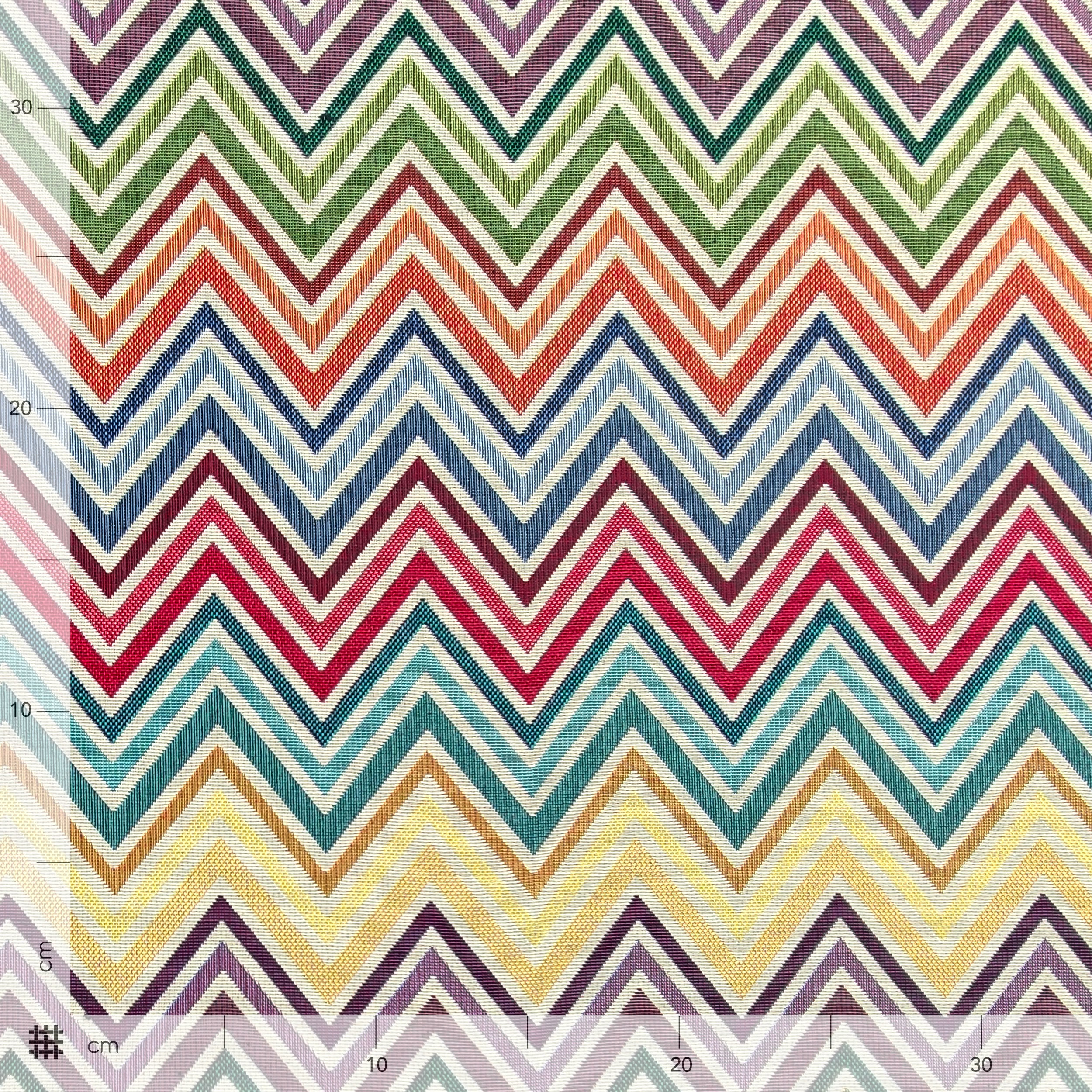 Gobelin Fantasia Righe Zig Zag Multicolorate