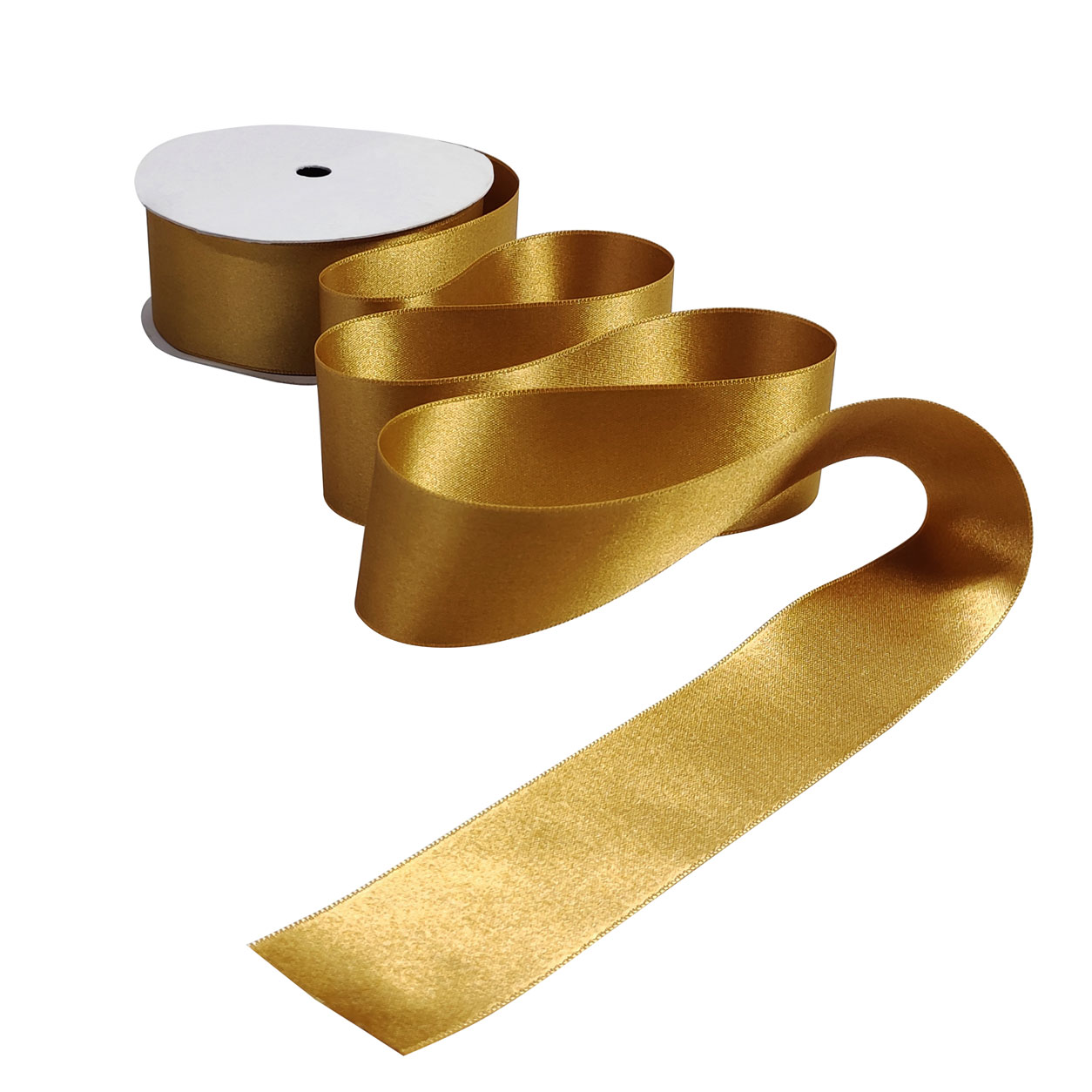 Nastro Raso Gutermann Rotolo Oro Scuro (1)