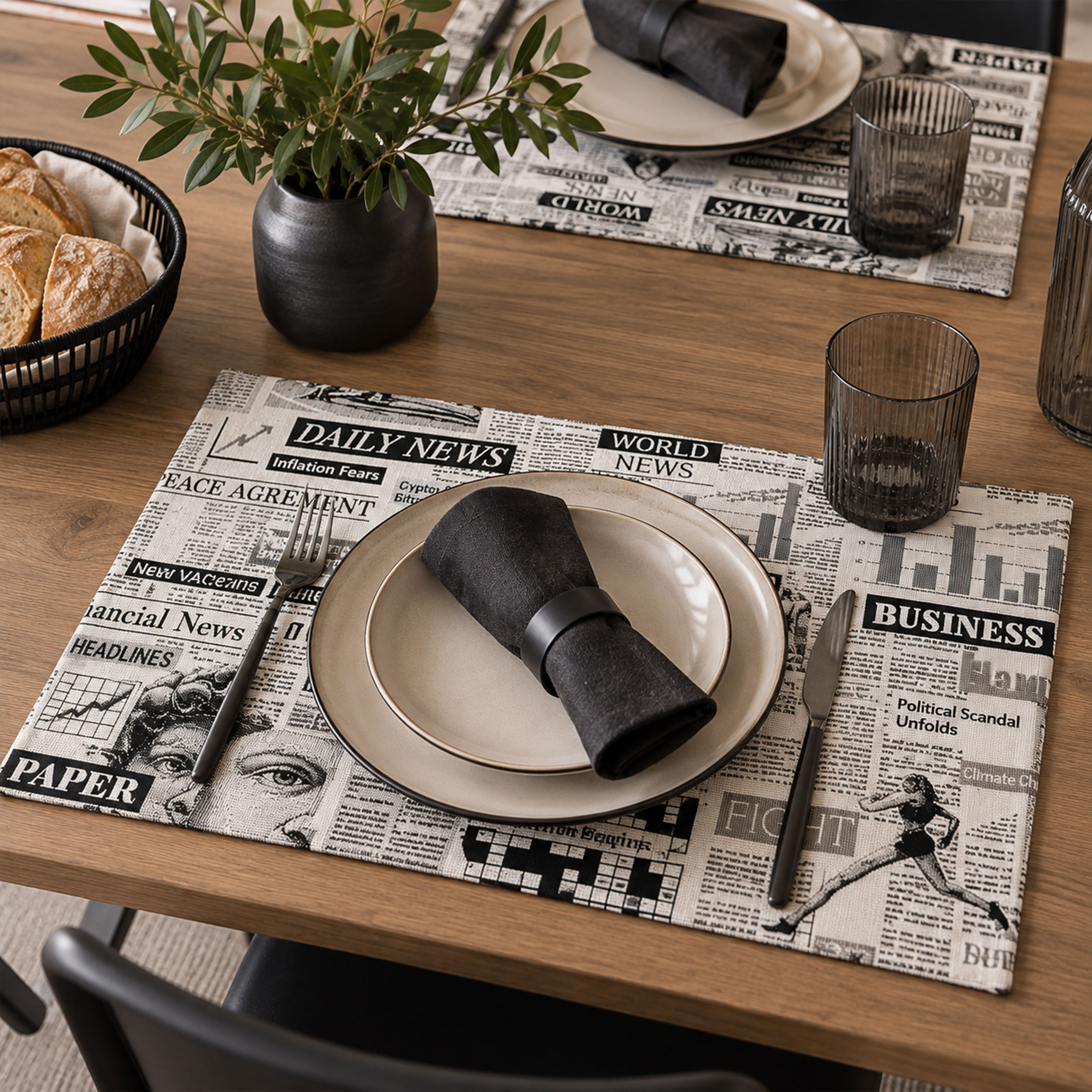 Tessuto Gobelin Fantasia Giornale Image