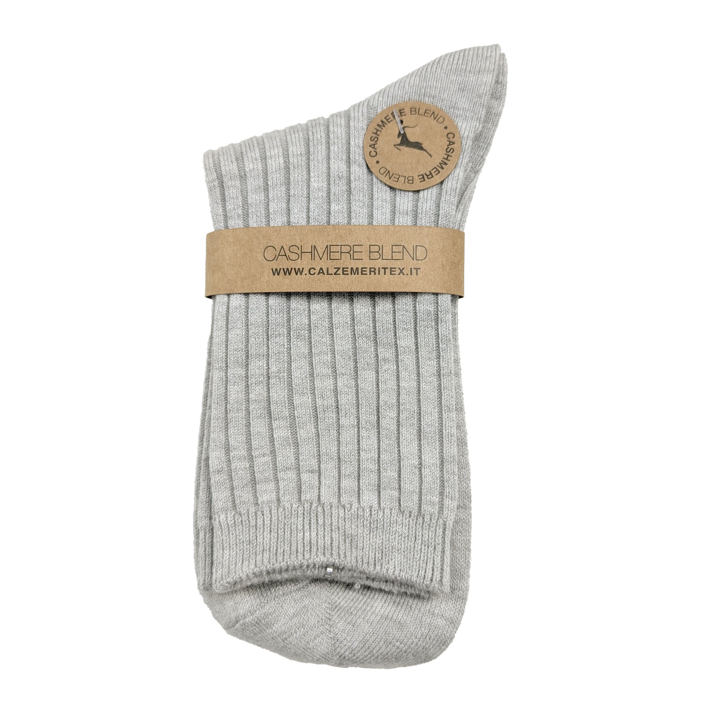 Calzini Donna Cashmere Blend Grigio Chiaro Image
