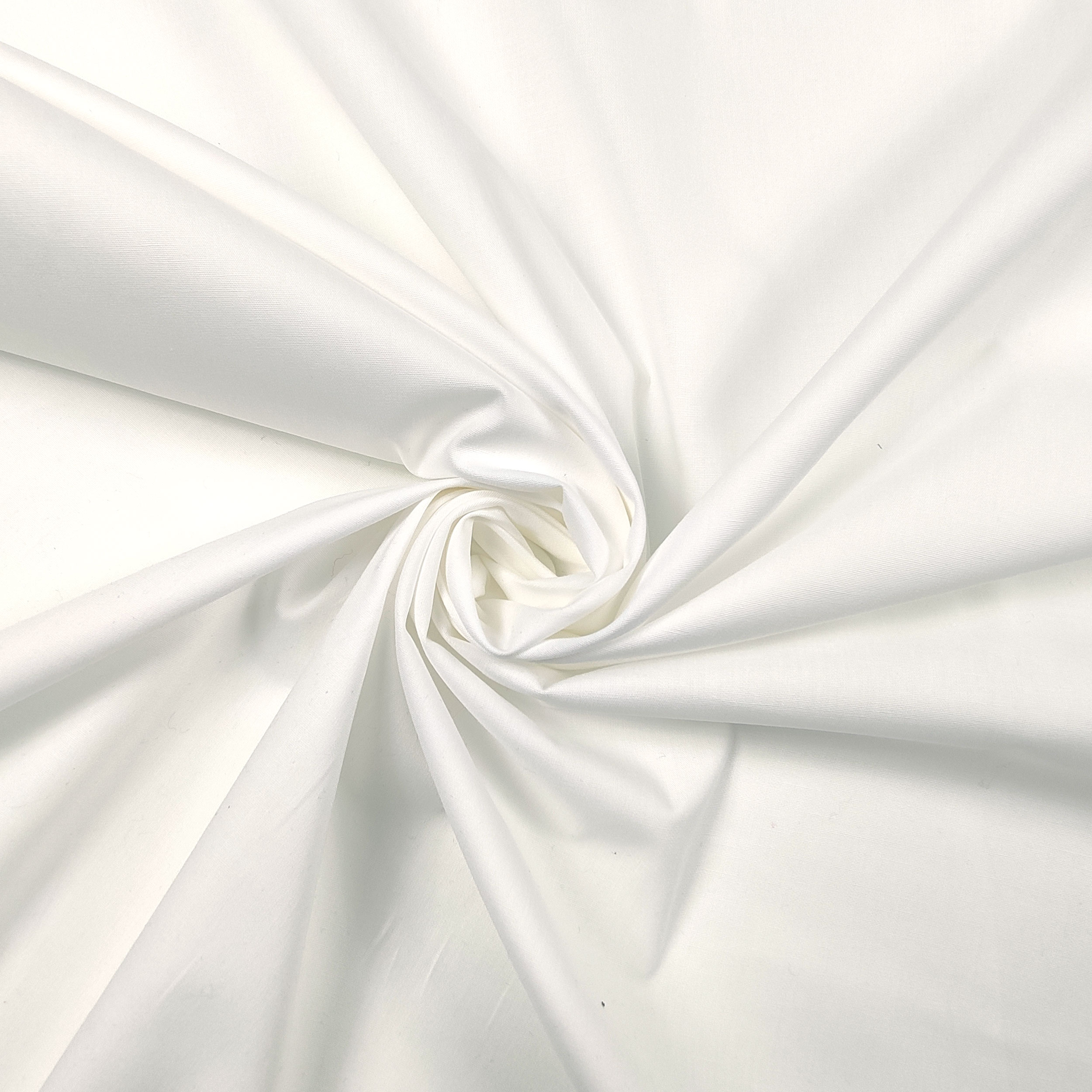 cotone camicieria elastica bianco