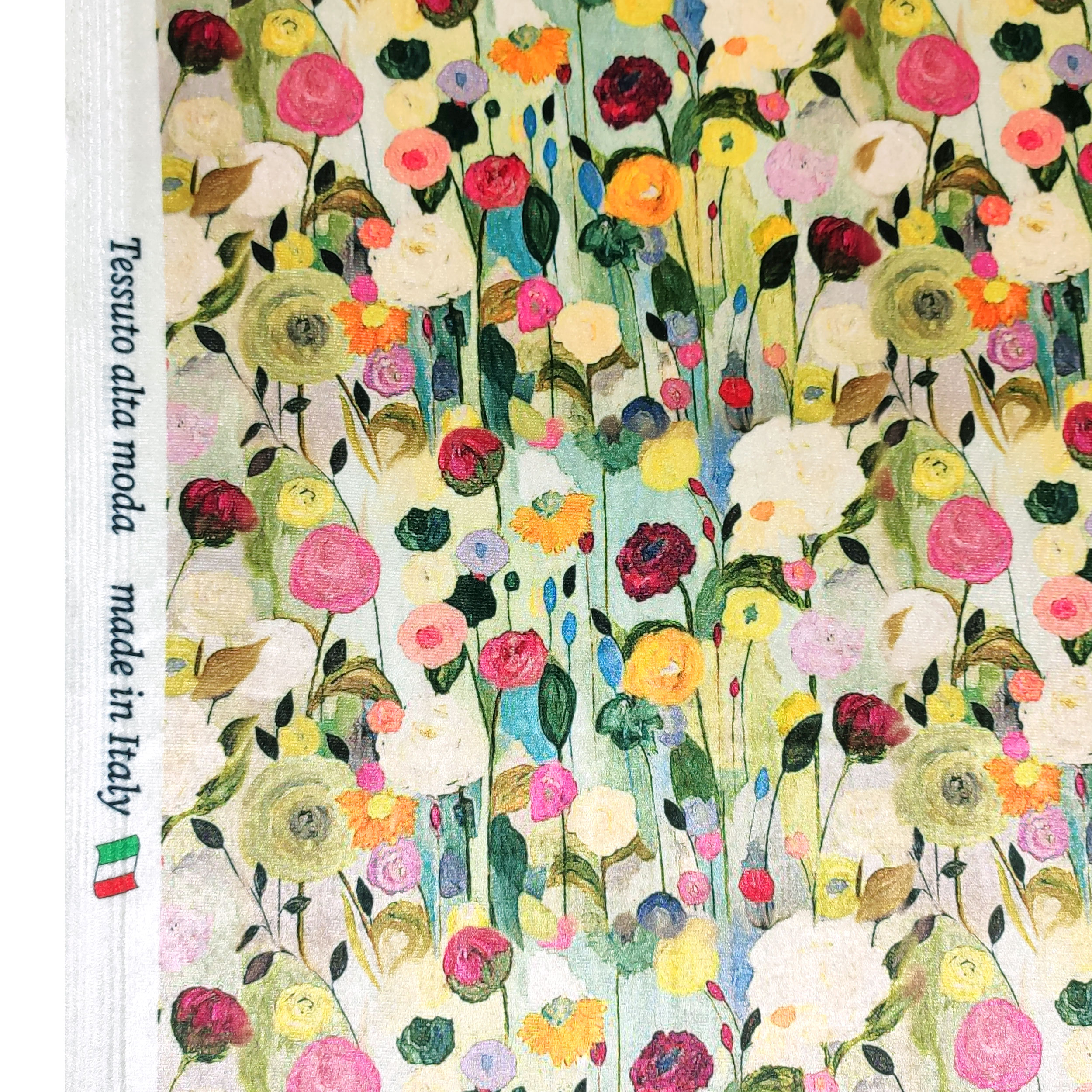 Vellutina Bielastica Fiori Impressionisti Image