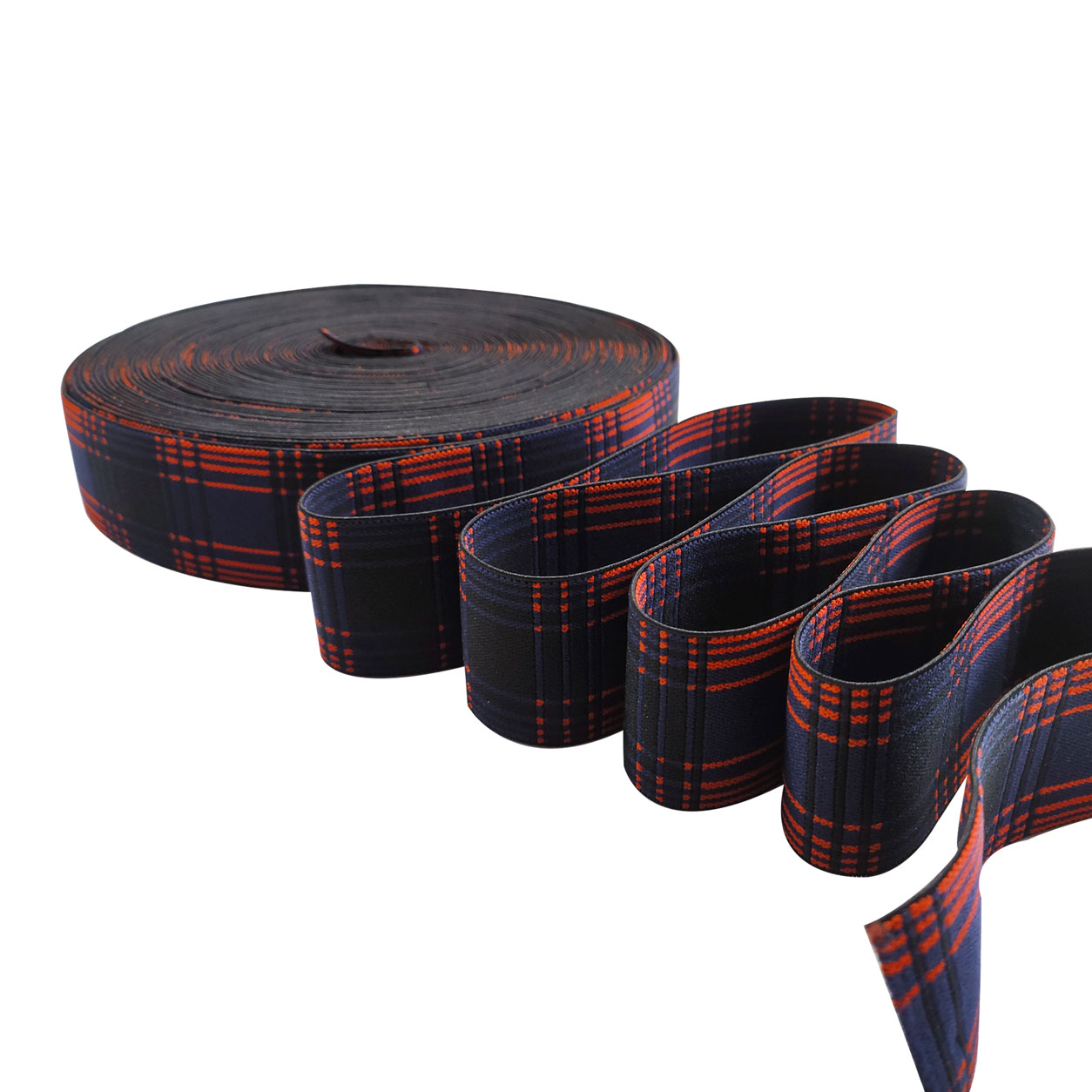 Elastico Fantasia Tartan Blu
