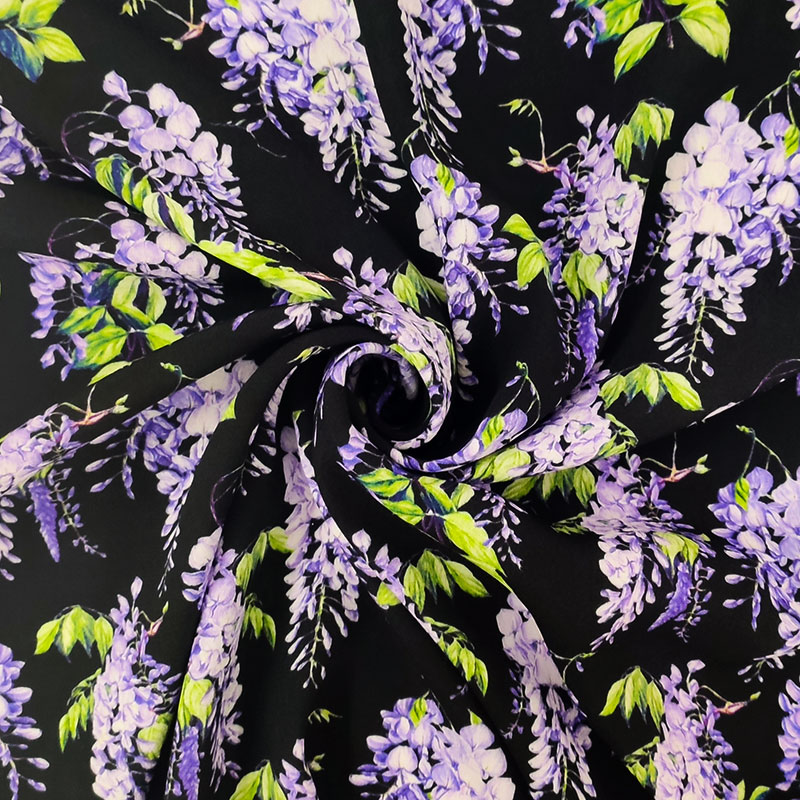 Stoofa crepe glicine viola