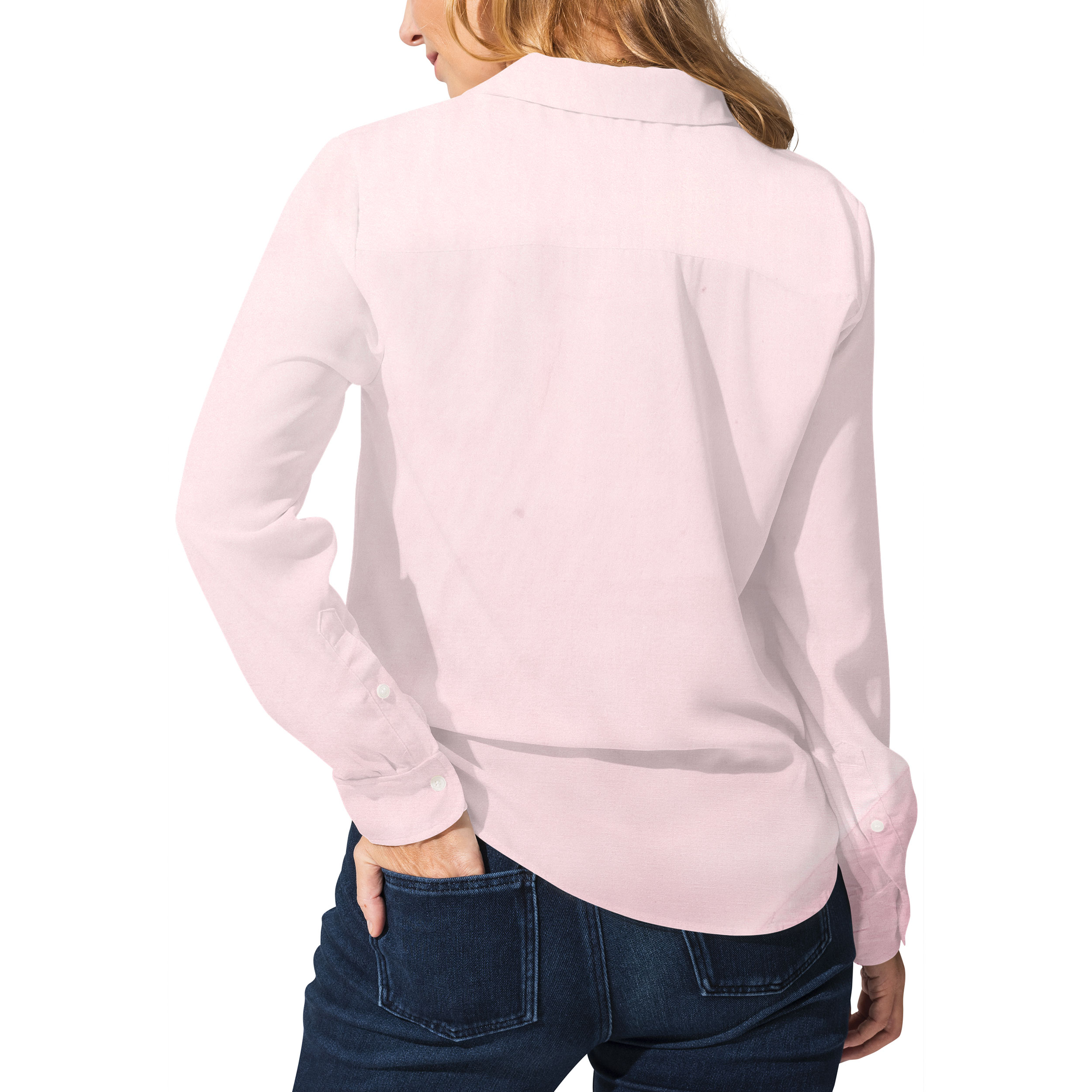 camicia in cotone oeko tex rosa