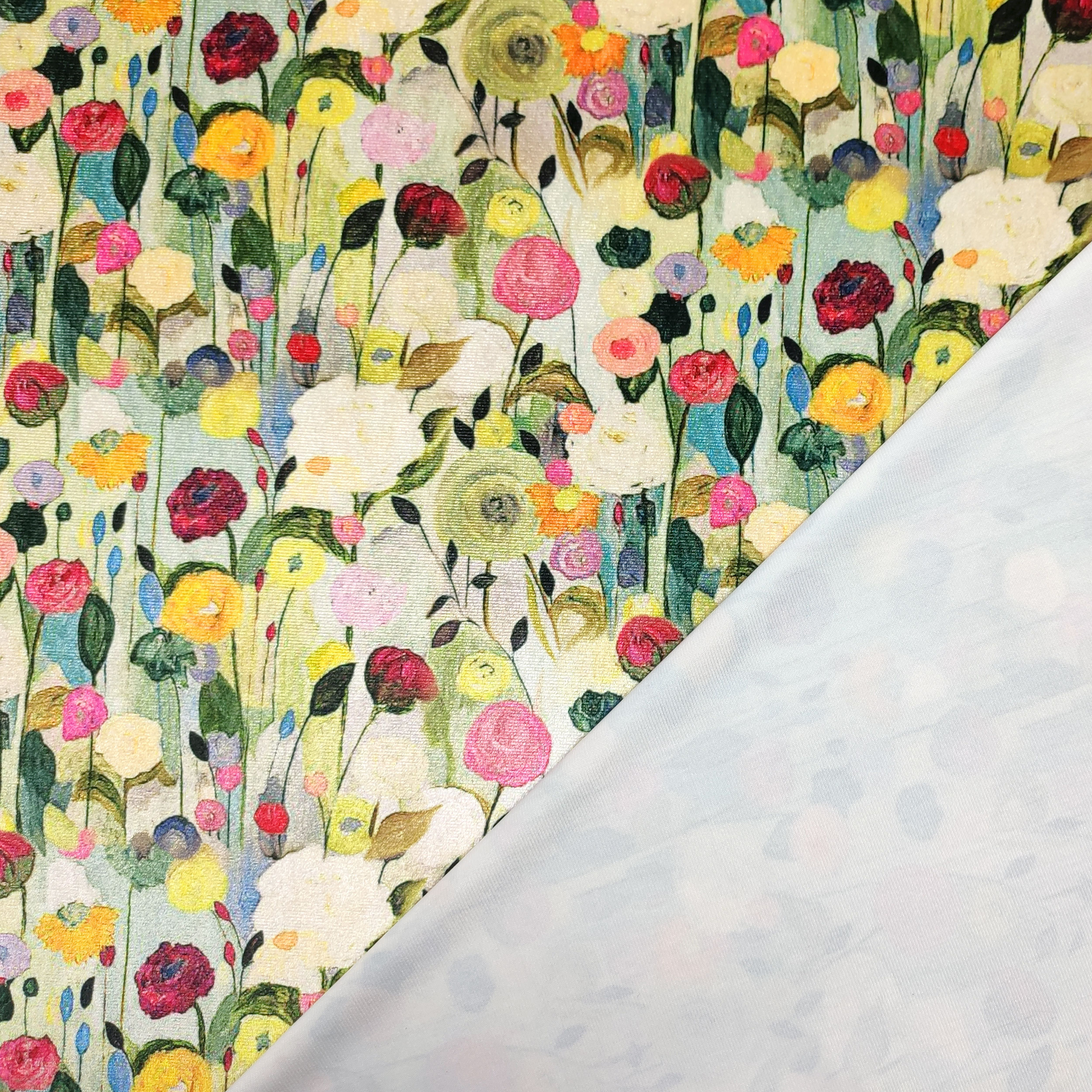 Vellutina Bielastica Fiori Impressionisti Image