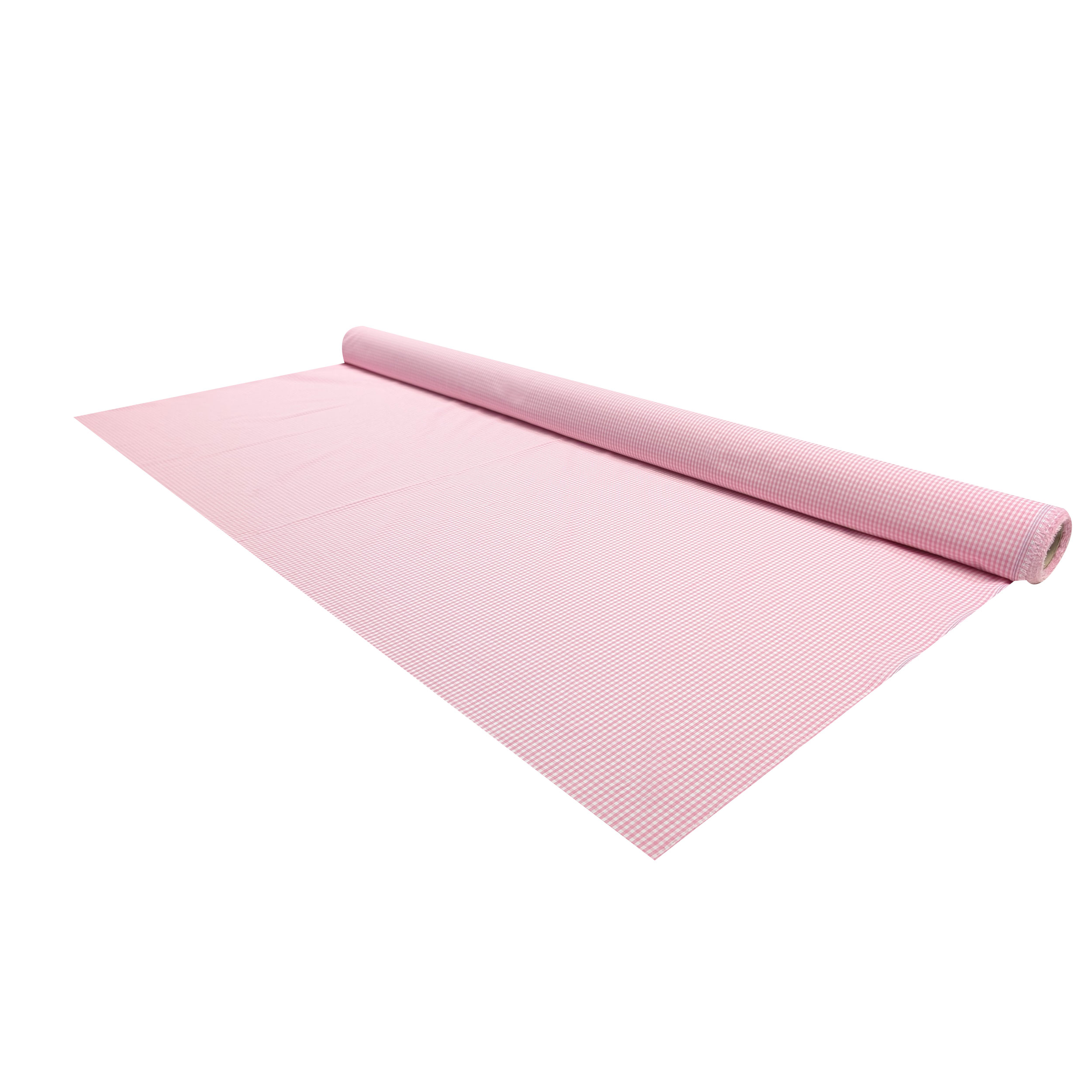Cotone per Camiceria Quadrettini Rosa Image