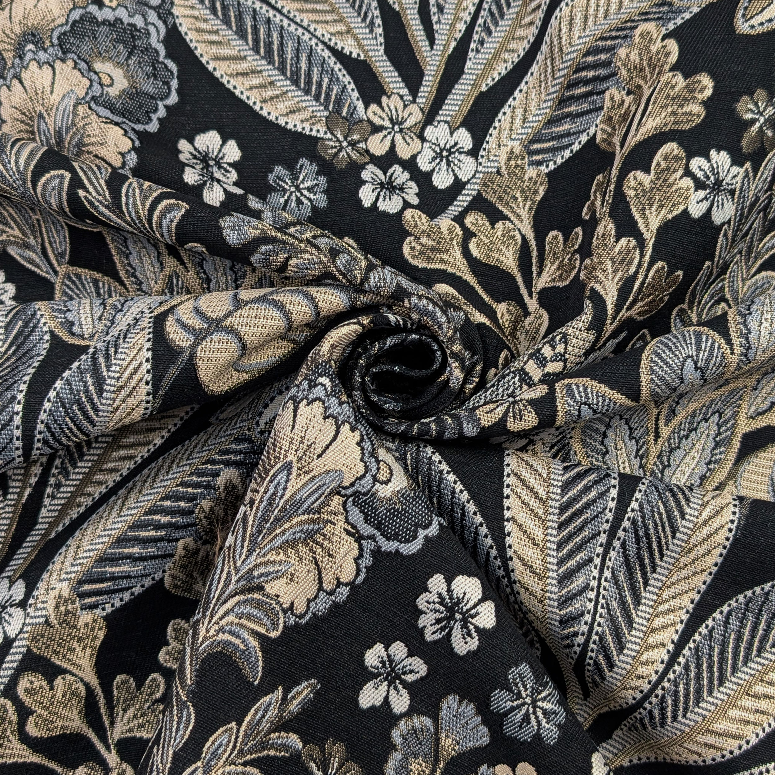 Jacquard Floreale Toni del Nero Image